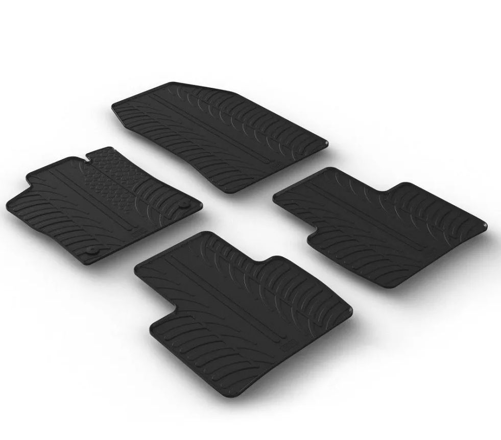 Set covorase auto din cauciuc Citroen C5 X, Hatchback 09.2022-; (pentru modele cu cutie automata) , 4 bucati, Gledring