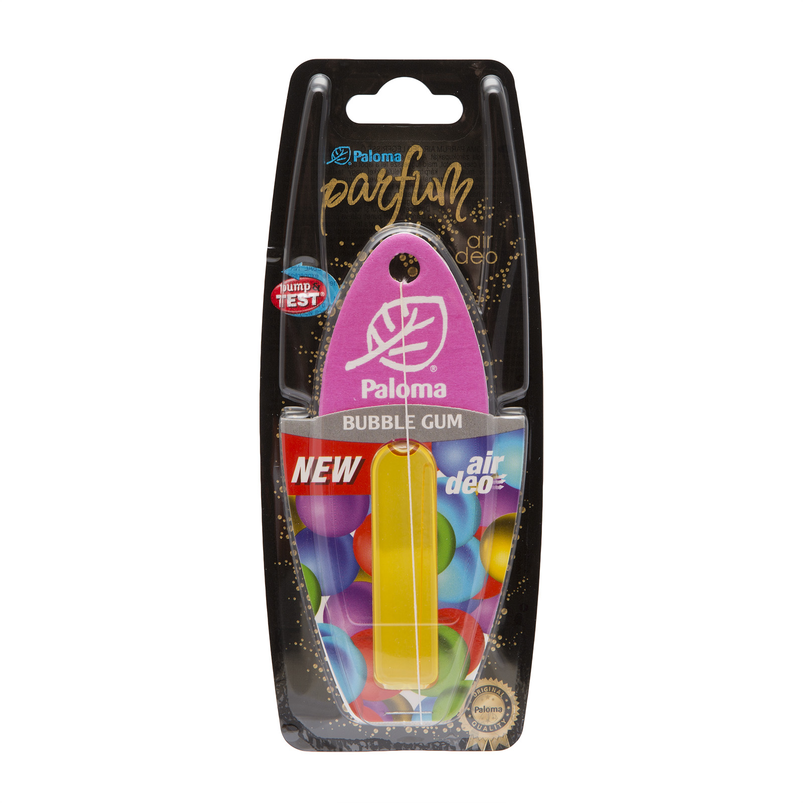 Odorizant auto bradut Paloma parfum bubble gum, 10 buc.