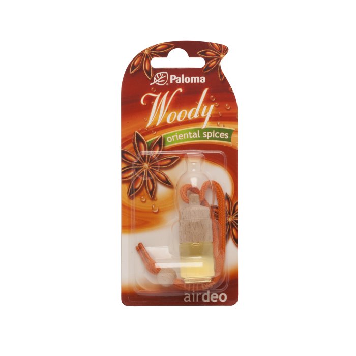 Odorizant auto sticluta Paloma woody oriental spice, 5 buc.