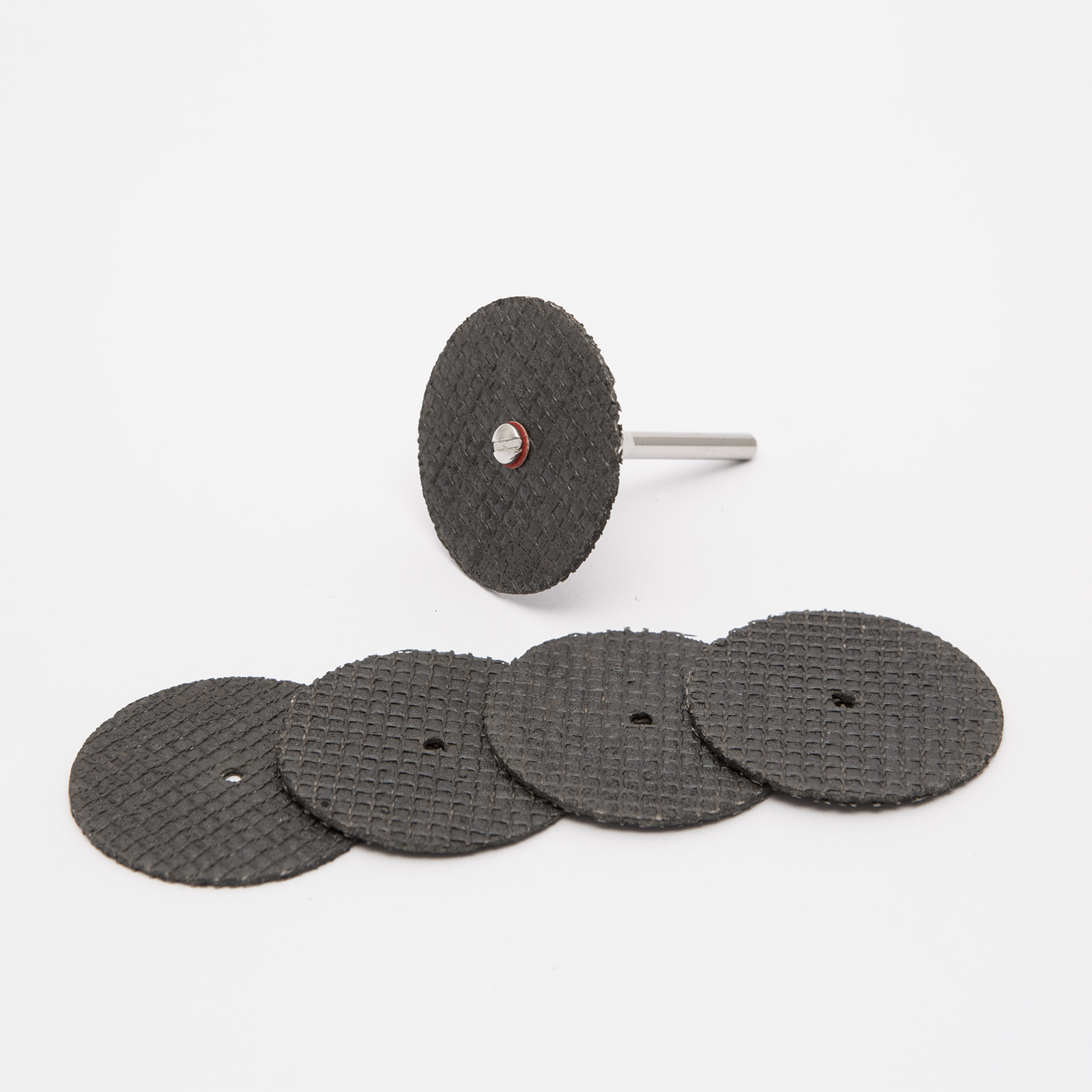 Set discuri de debitare, ranforsate cu fibra de sticla, 5 buc disc + ax 3.1mm