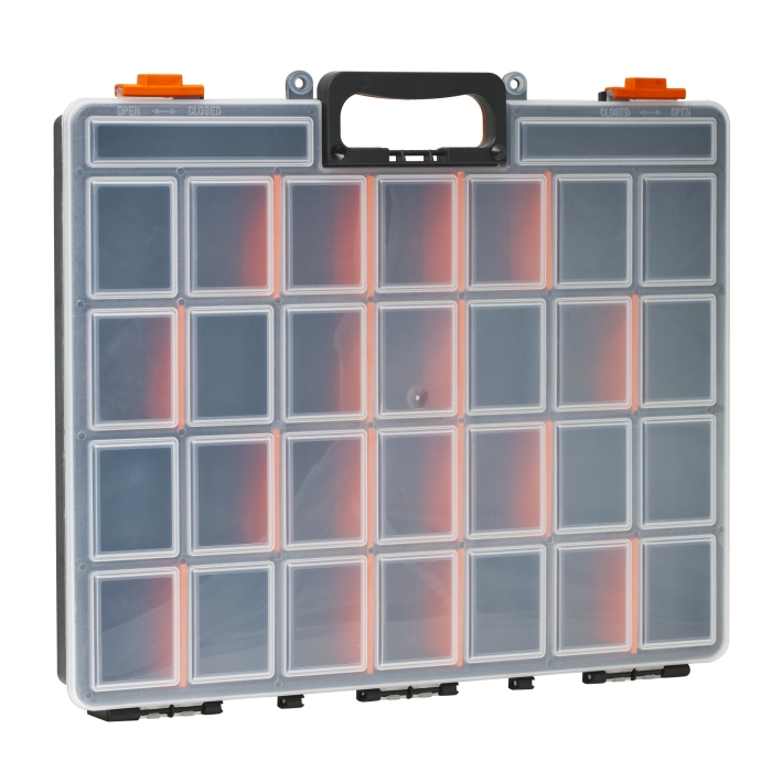 Cutie organizare si sortare, trusa 470x400x60mm, maxim 30 compartimente variabile
