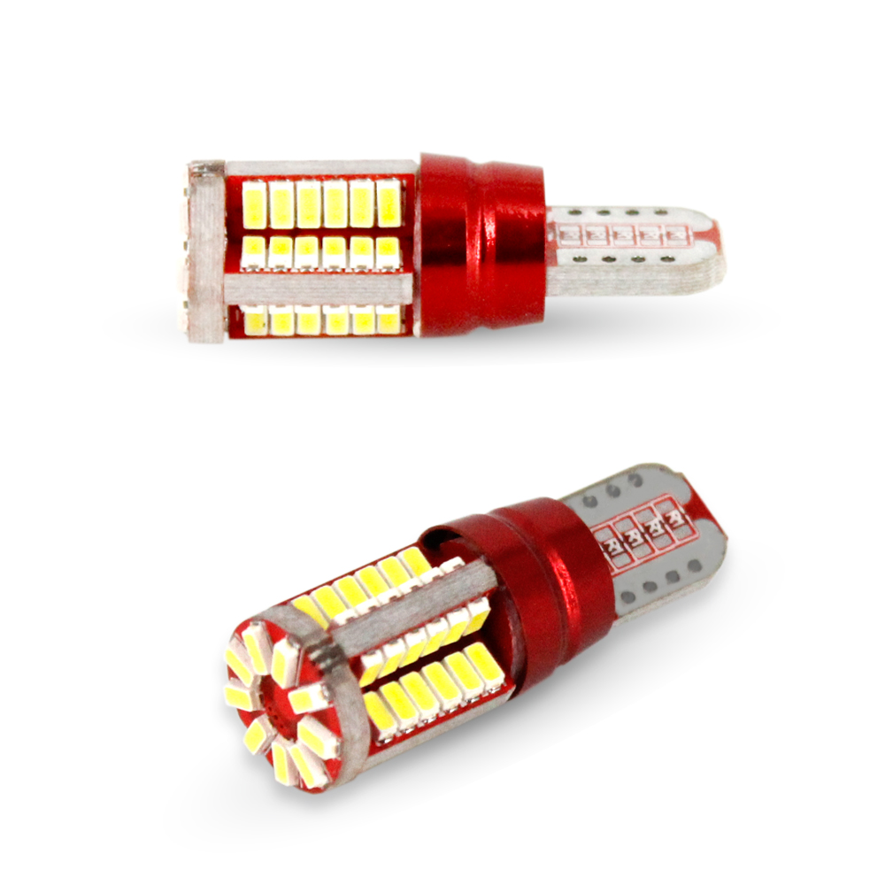 Bec de pozitie tip LED Canbus T10 W2.1x9.5 12V 3W 5W5, culoare alb , set 2 buc