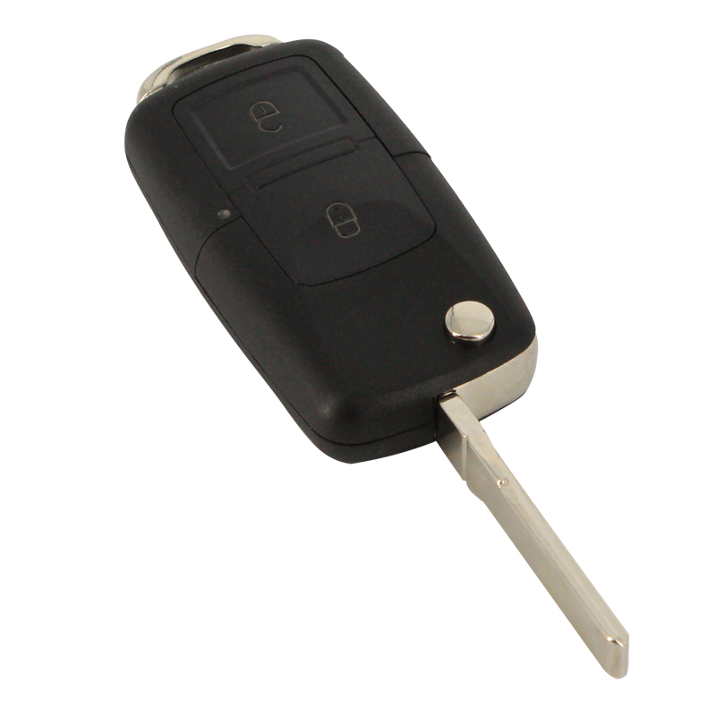 Carcasa cheie tip briceag Vw Bora Golf 4 5 6 Passat Polo Bora Touran, Skoda Octavia, model cu 2 butoane