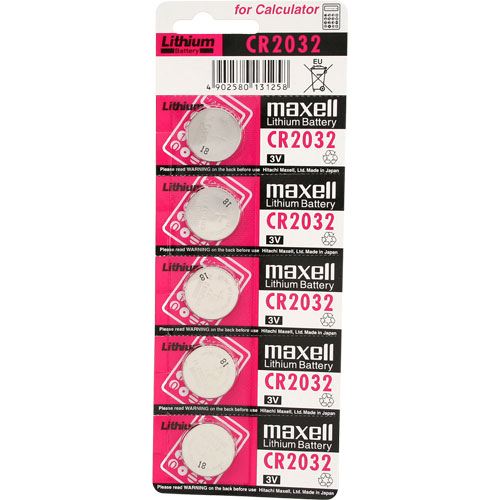 Baterie tip buton CR 2032Li 3 V, set 5 buc