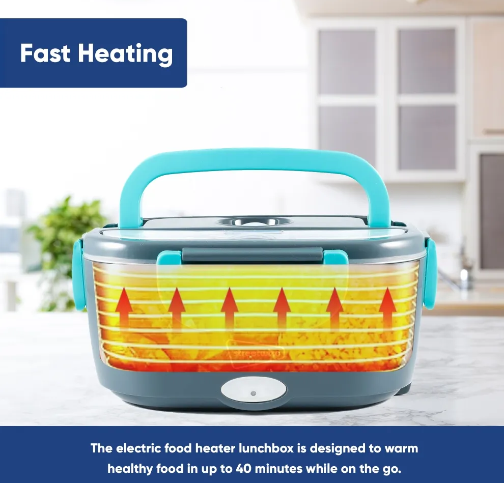 Caserola electrică pentru Încălzirea Mâncării, 12V 1.5L