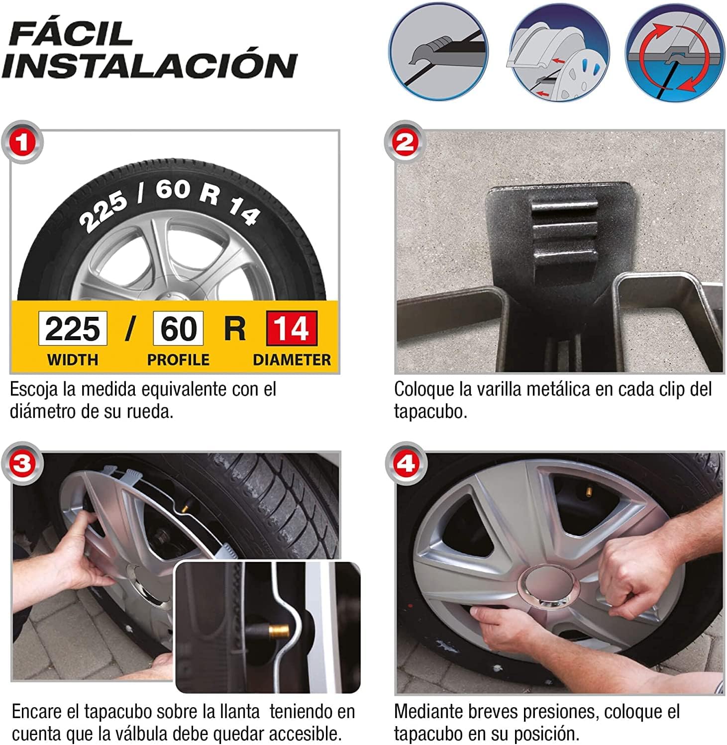Set capace roti 15 inch, Montana