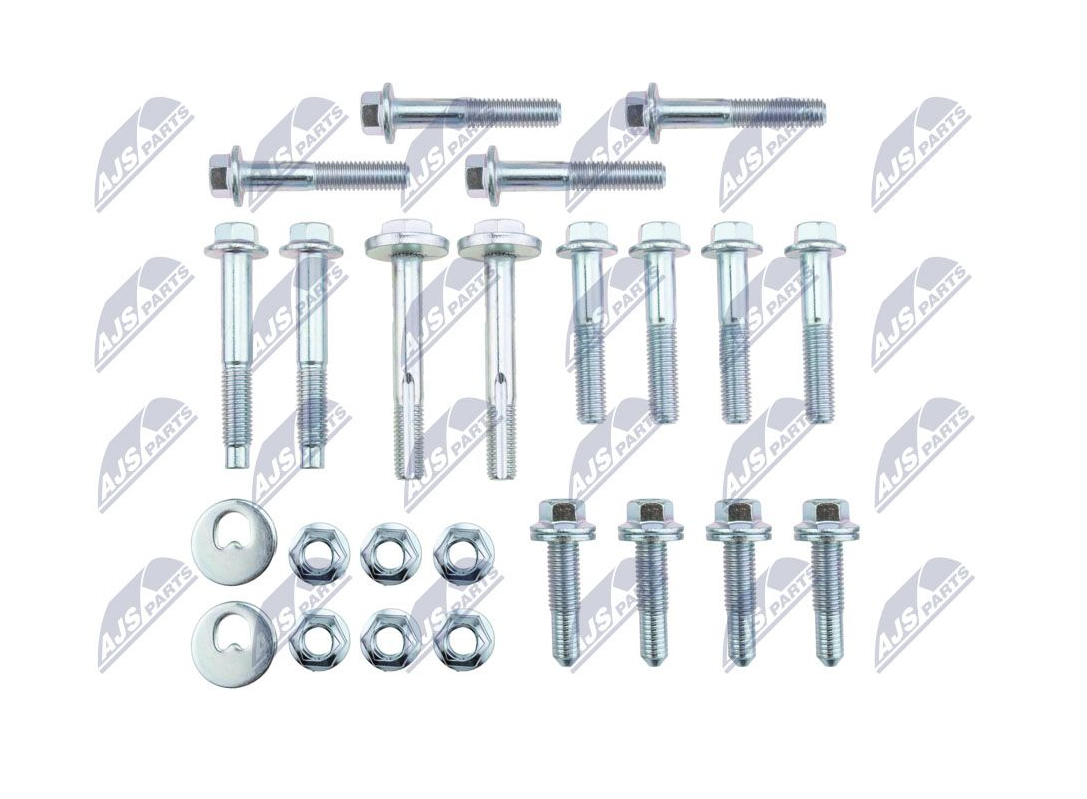 Set suruburi brate punte spate, 16 buc Ford Focus I, 2 1998-2012, C-Max 2003-2007, Kuga 2008-, Volvo C30 2006-2012, C70 2006-2013, S40 2004-2012, V50 2004-2010, 1456980