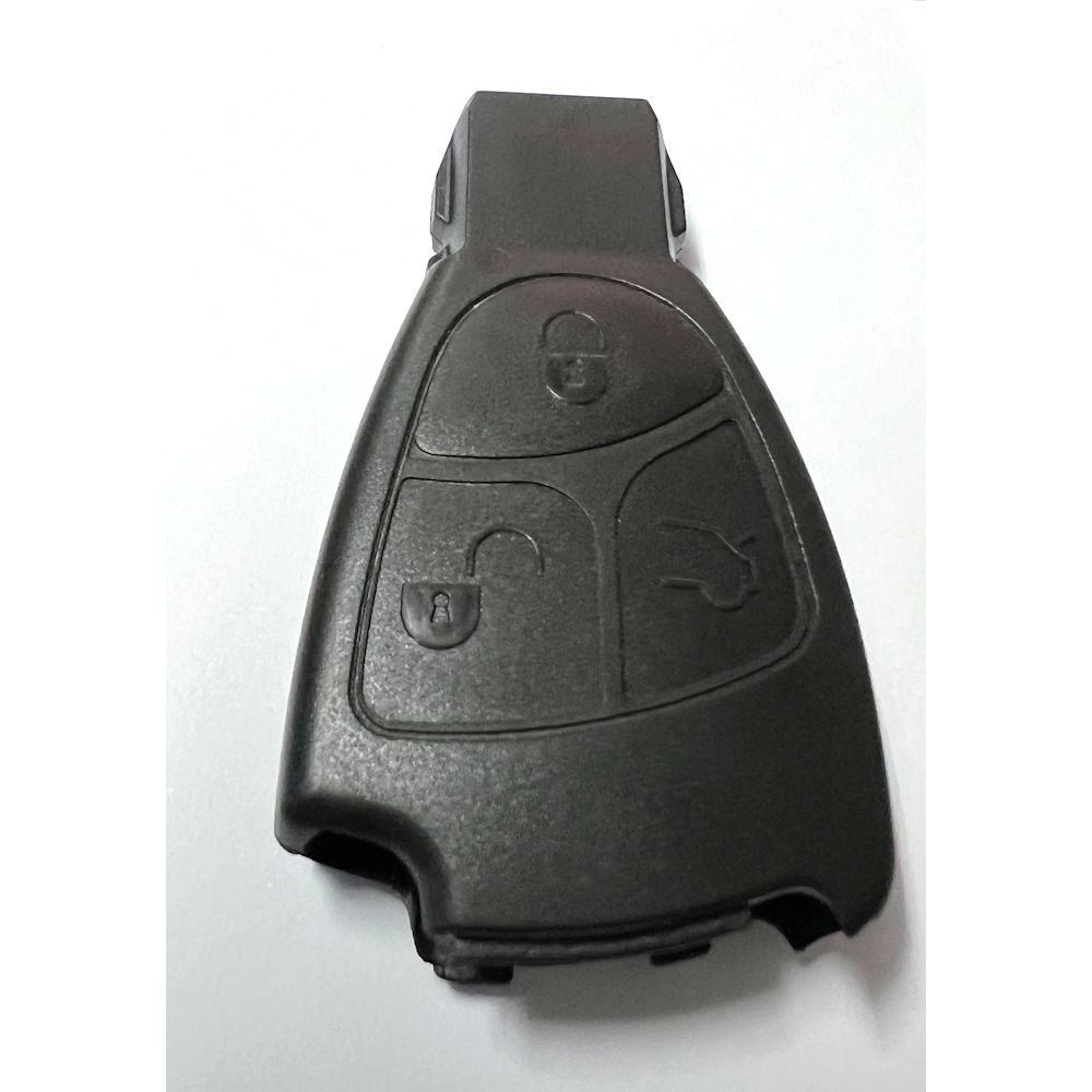 Carcasa telecomanda compatibila Mercedes cu 3 butoane, fara cip, fara partea electronica din interior