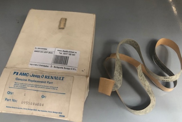 Garnitura geam usa spate partea superioara Renault ; JEEP Cherokee 8955006804