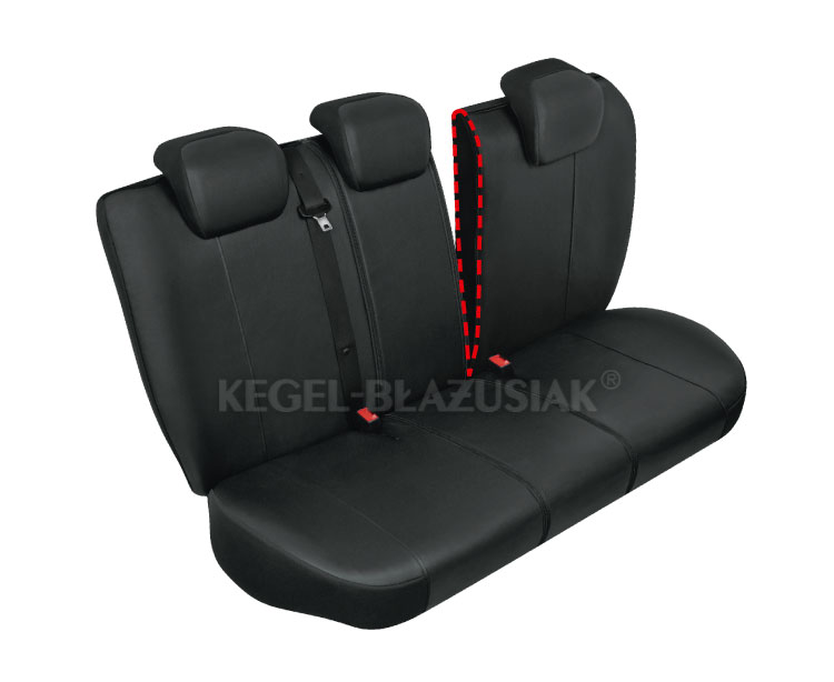 Huse scaune auto Practical M-L-Size Super AirBag - Spate set huse auto imitatie piele Kegel AMBALAJ RUPT-DETERIORAT