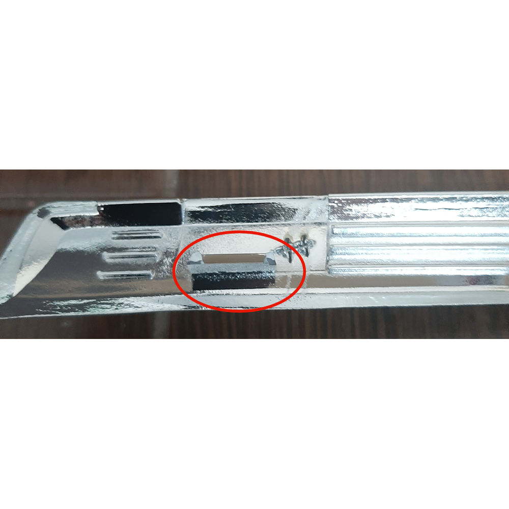 Ornament capota fata Citroen C4 (La/Lc), 10.2004-09.2008, parte montare cromat, 232903-1, Aftermarket CLEMA RUPTA