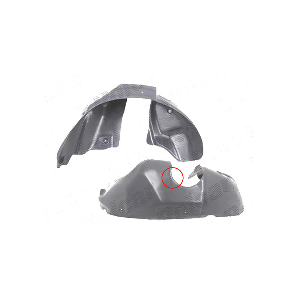 Carenaj aripa spate Dacia Duster, 01.2010- Model 4x4 , Duster 10.2017-; Model 4x4, parte montare stanga, ABS+PVC, 2820FL-5, Aftermarket CRAPATA
