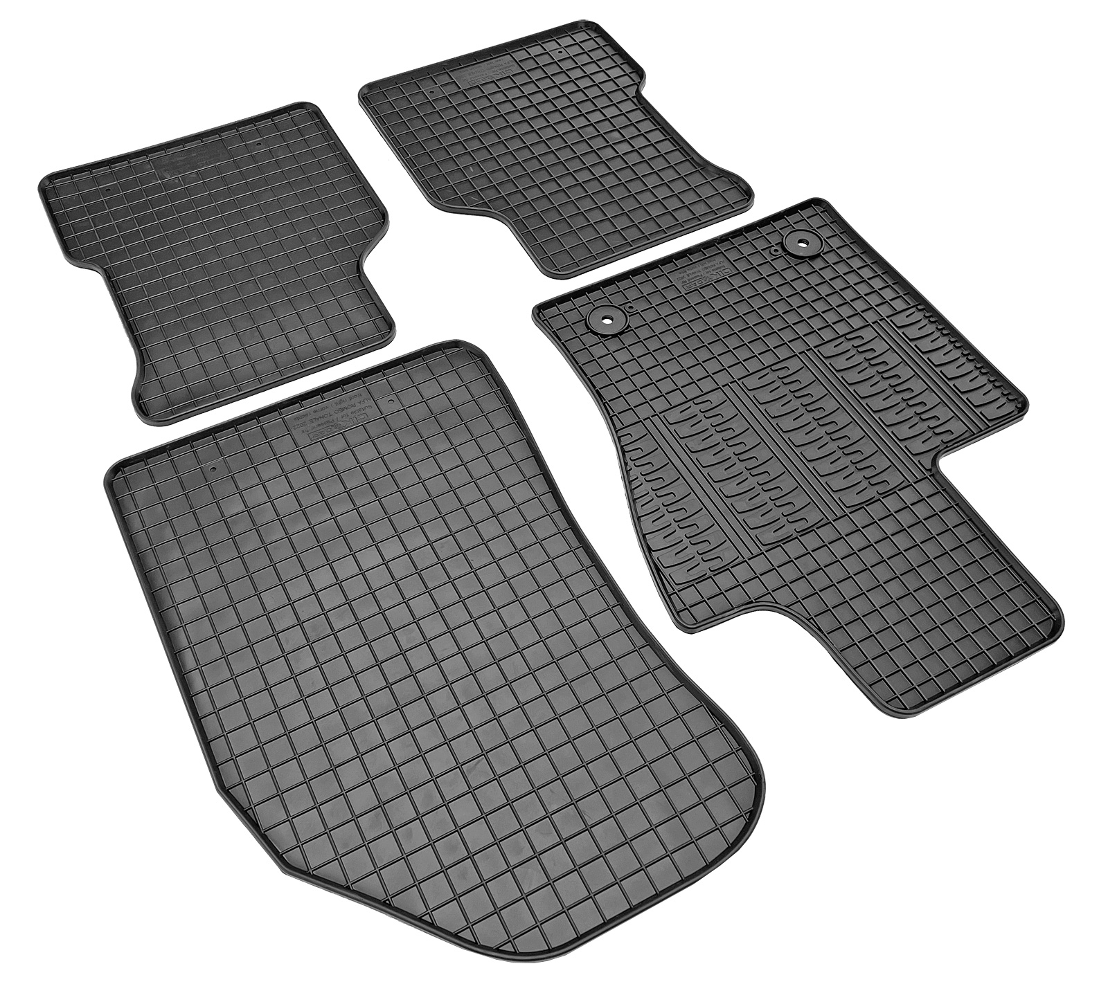 Set covorase auto din cauciuc Alfa Romeo Tonale 2022-, Negre Set covorase auto din cauciuc Alfa Romeo Tonale 2022-, Negre