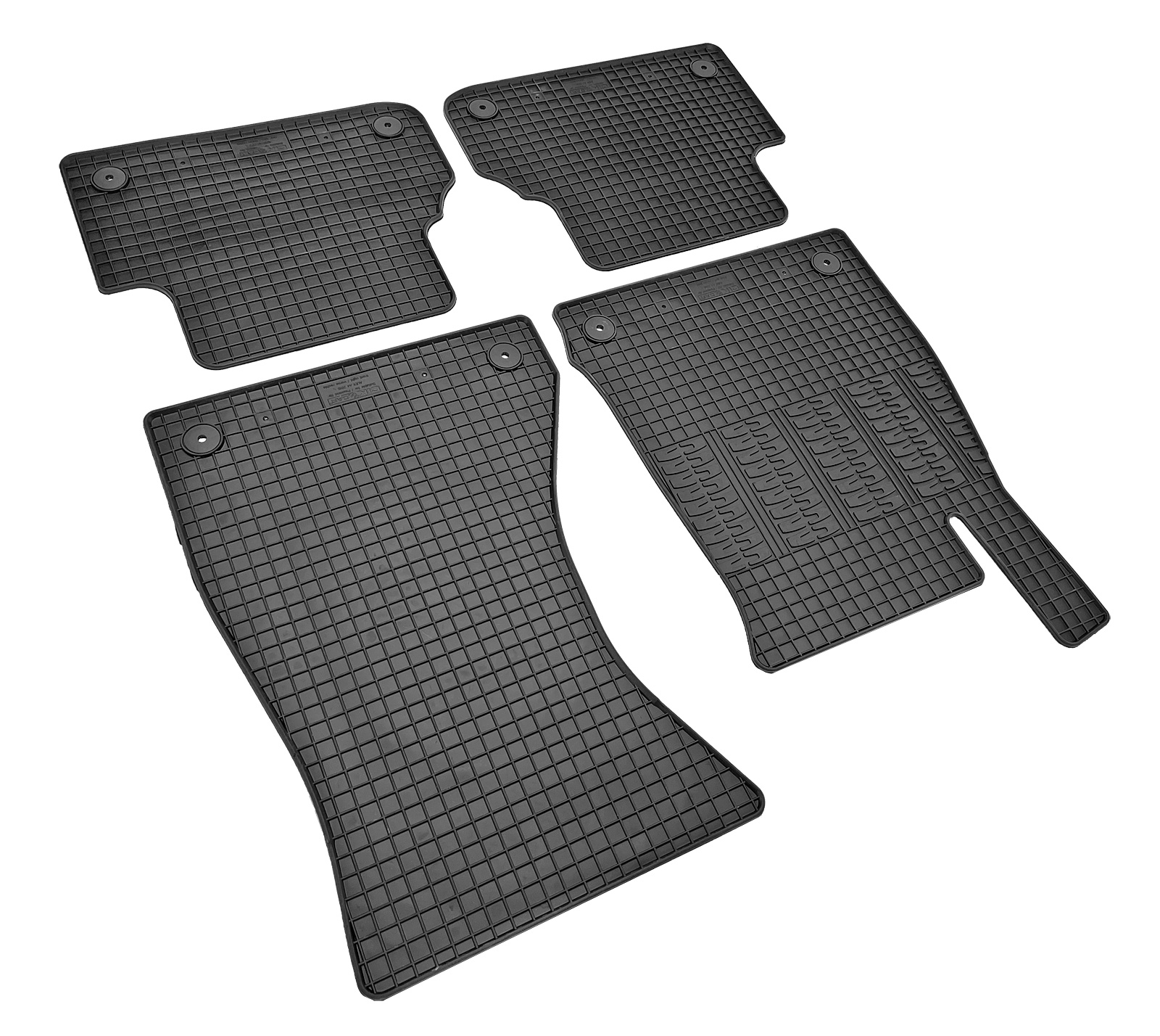 Set covorase auto din cauciuc Audi A4 (B9) 2015-; Audi A5 (F5) 2016-; S5 2016-, Negre