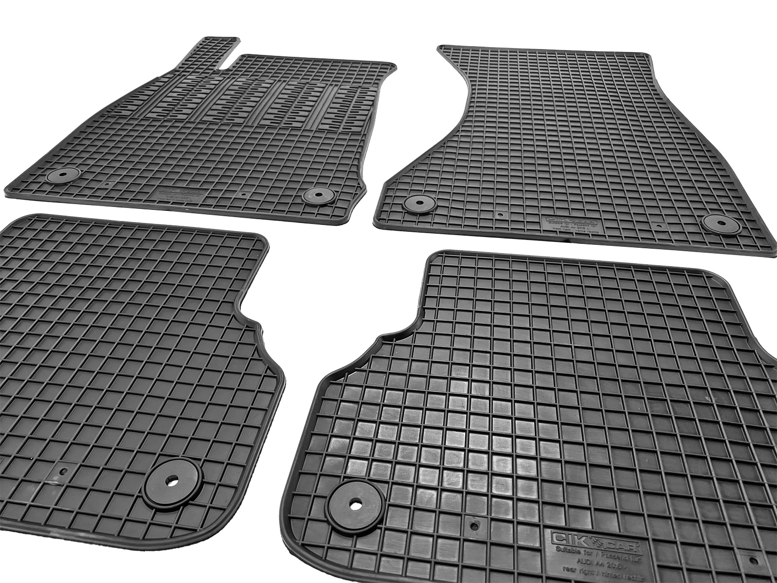 Set covorase auto din cauciuc Audi A4 (B9) 2015-; Audi A5 (F5) 2016-; S5 2016-, Negre