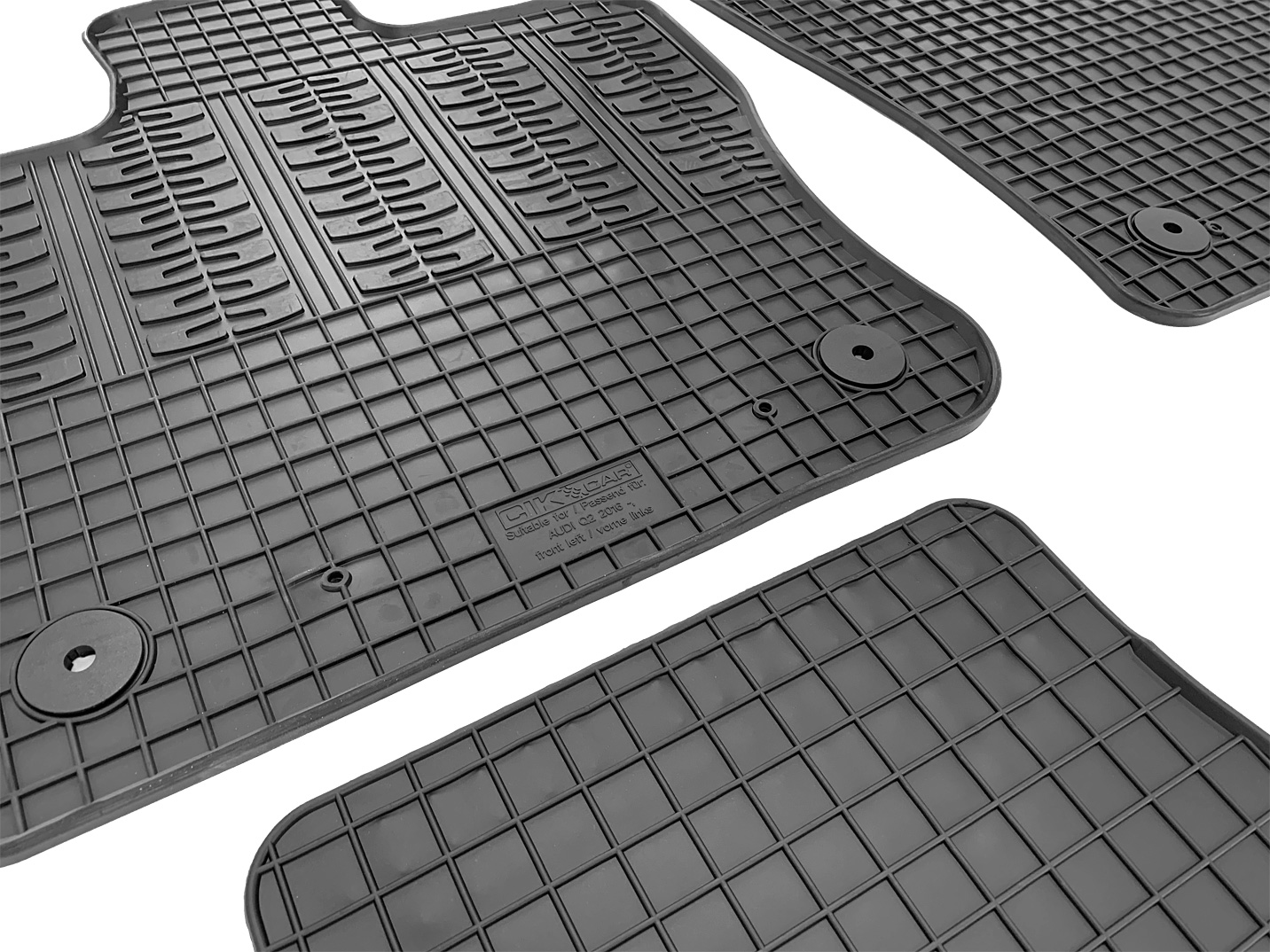 Set covorase auto din cauciuc Audi Q2 2017-, Negre