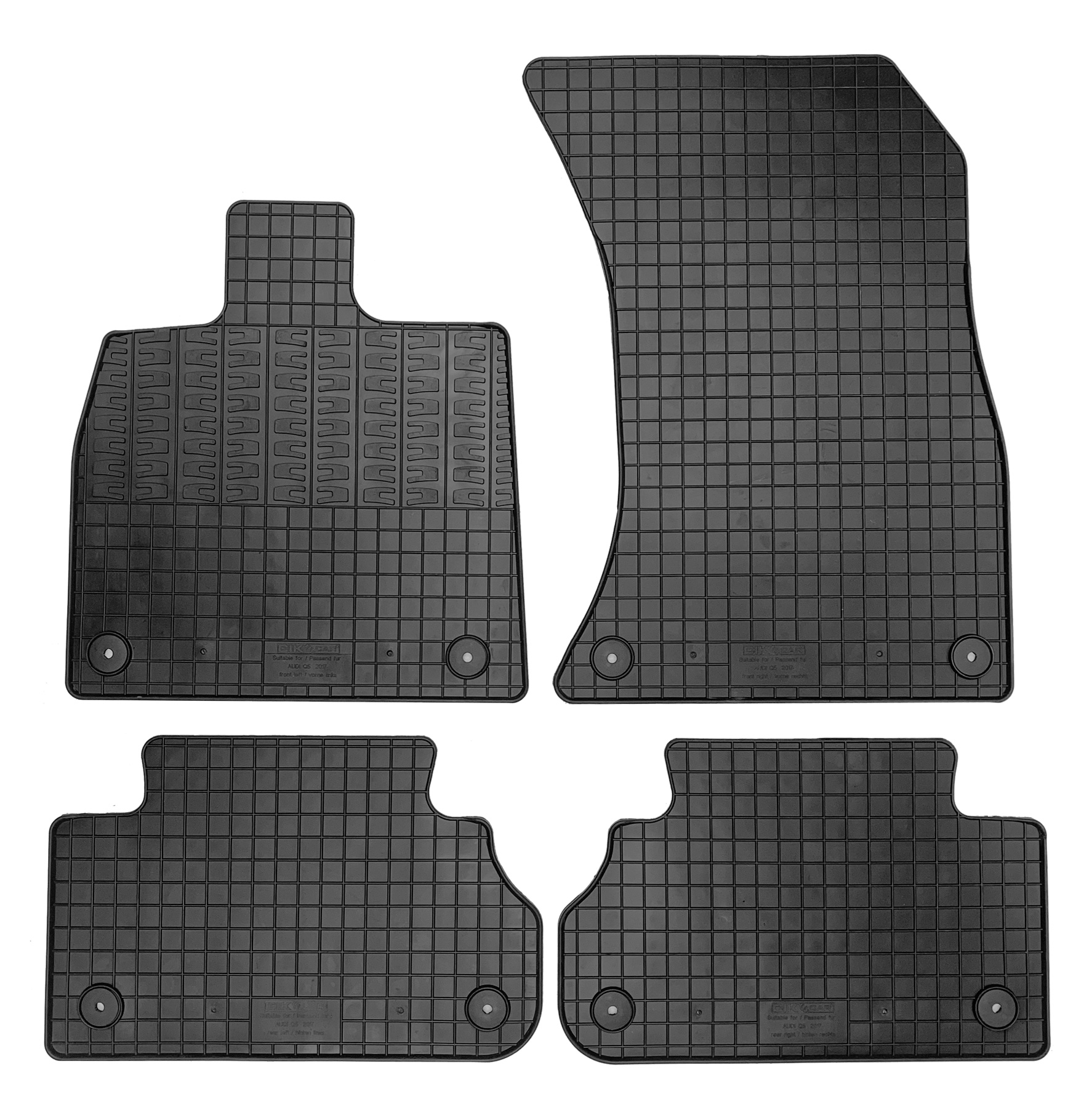 Set covorase auto din cauciuc Audi Q5 2 (FY) 2017-, Negre