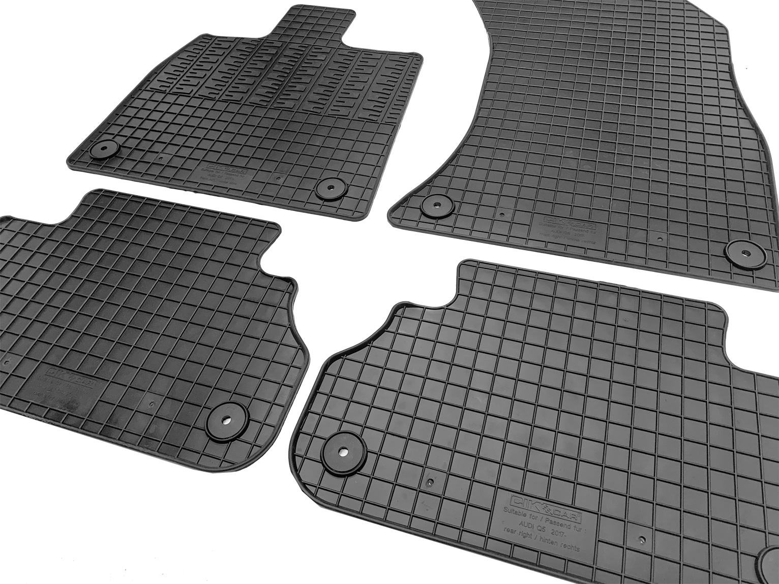 Set covorase auto din cauciuc Audi Q5 2 (FY) 2017-, Negre