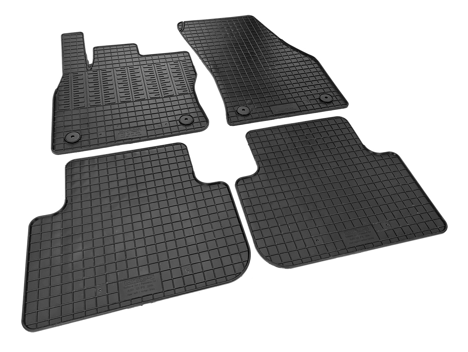 Set covorase auto din cauciuc Audi Q3 (F3) 2018-, Negre