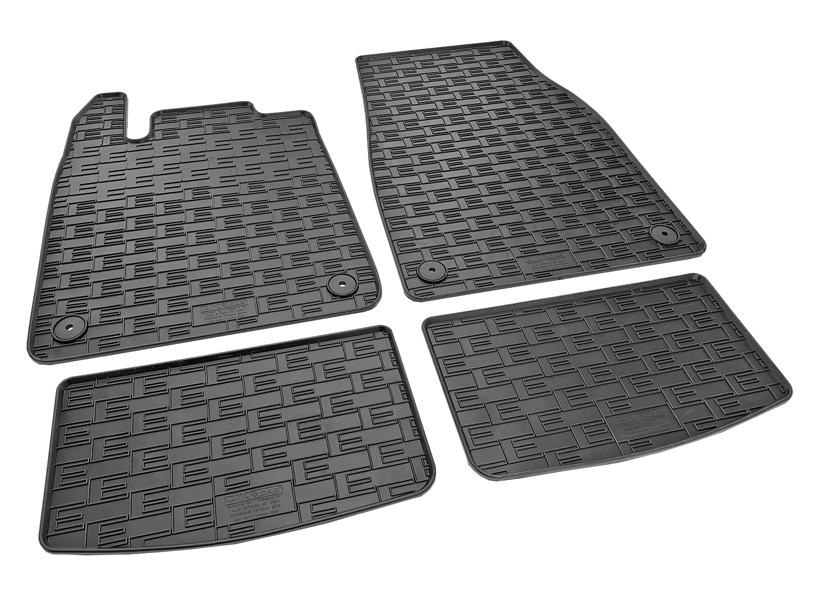 Set covorase auto din cauciuc Audi E-Tron Gt 2021-; Porsche Taycan 2019-, Negre