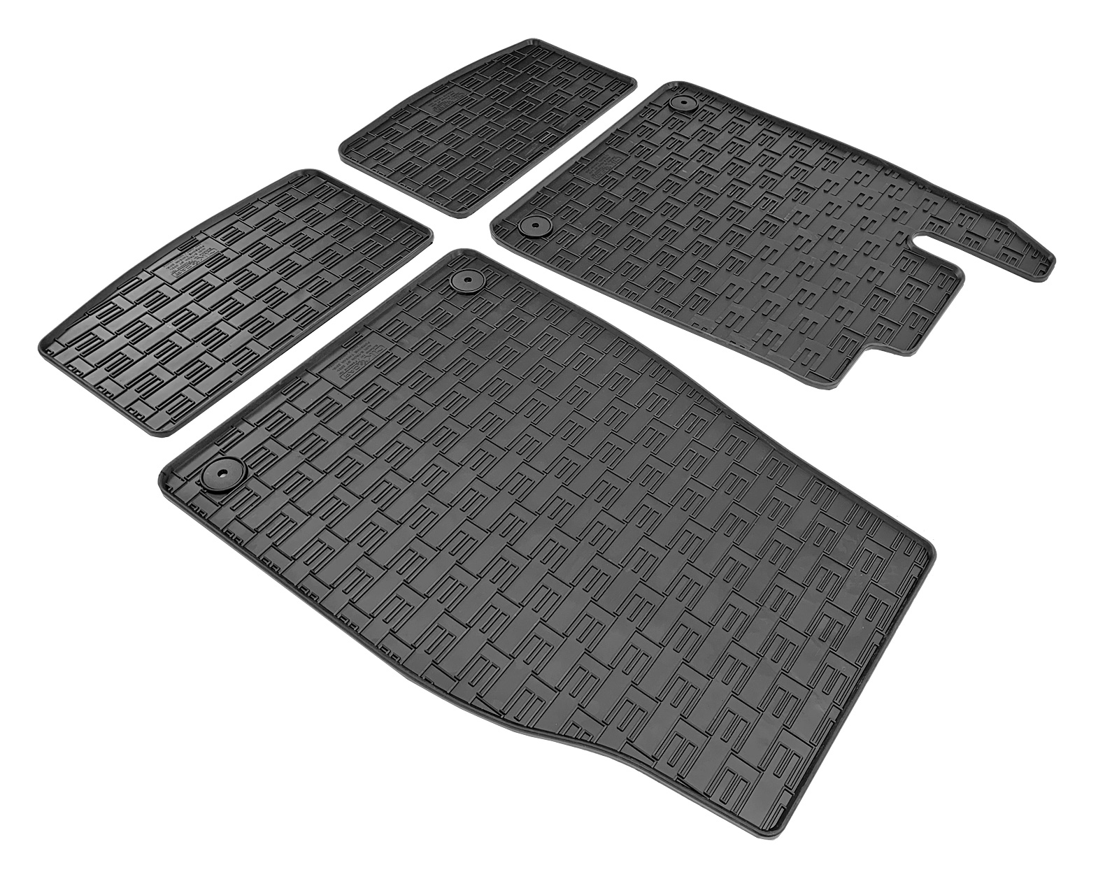 Set covorase auto din cauciuc Audi E-Tron Gt 2021-; Porsche Taycan 2019-, Negre