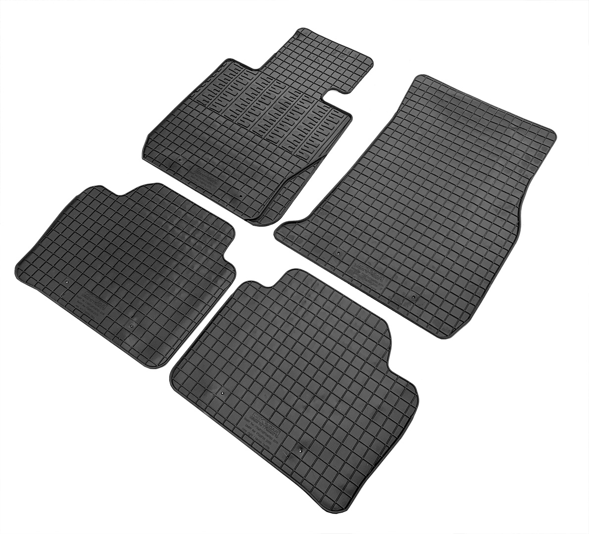 Set covorase auto din cauciuc Bmw Seria 3 [F30 F31 F34 F80] 2011-2019; Bmw Seria 4 [F32 F36] 2013-2020, Negre