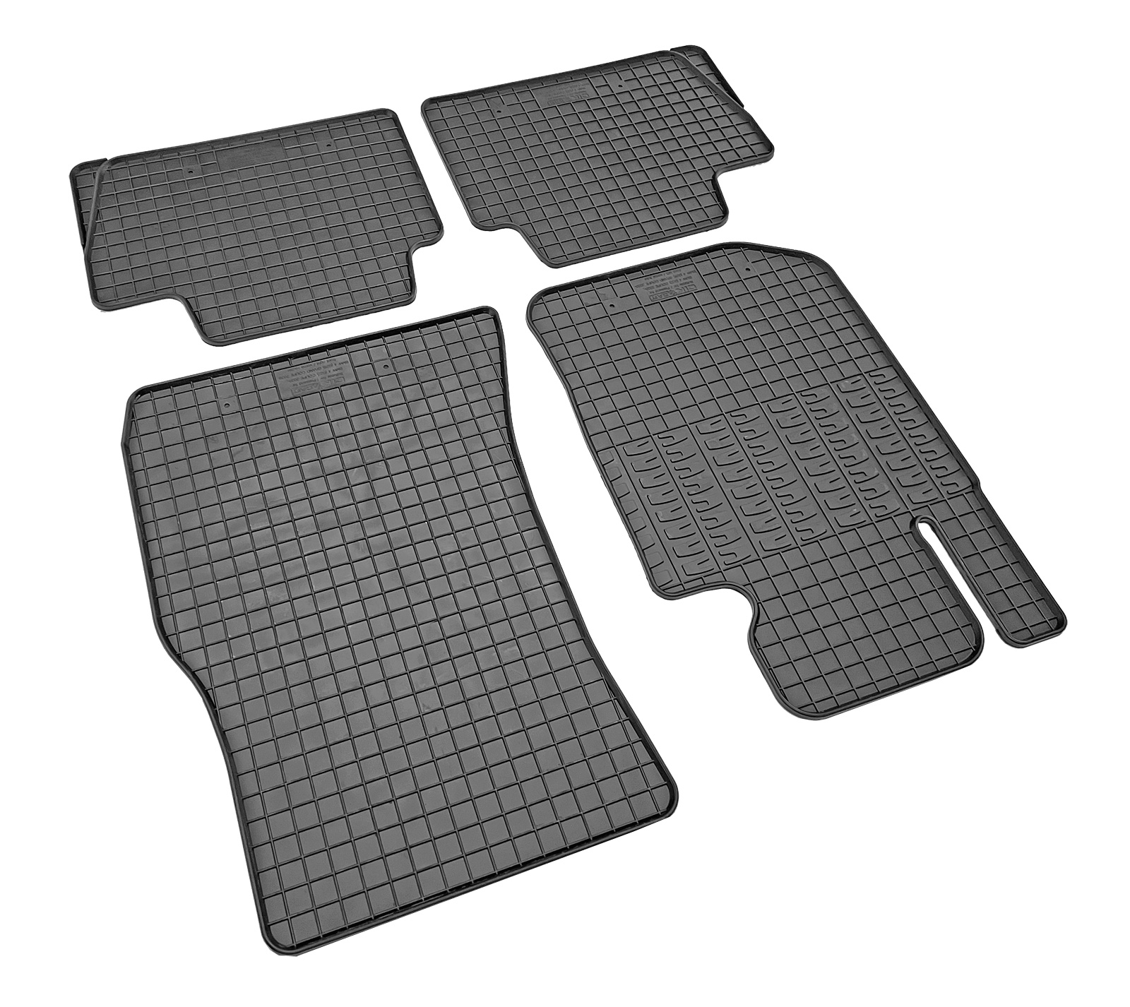 Set covorase auto din cauciuc Bmw Seria 4 [G22 G23 G26] 2020- ; 2 Usi - Coupe, Convertible, 5 Usi - Liftback Gran Coupe; Bmw Seria 3 (4 Usi) (G20-G21) 2018-, Negre