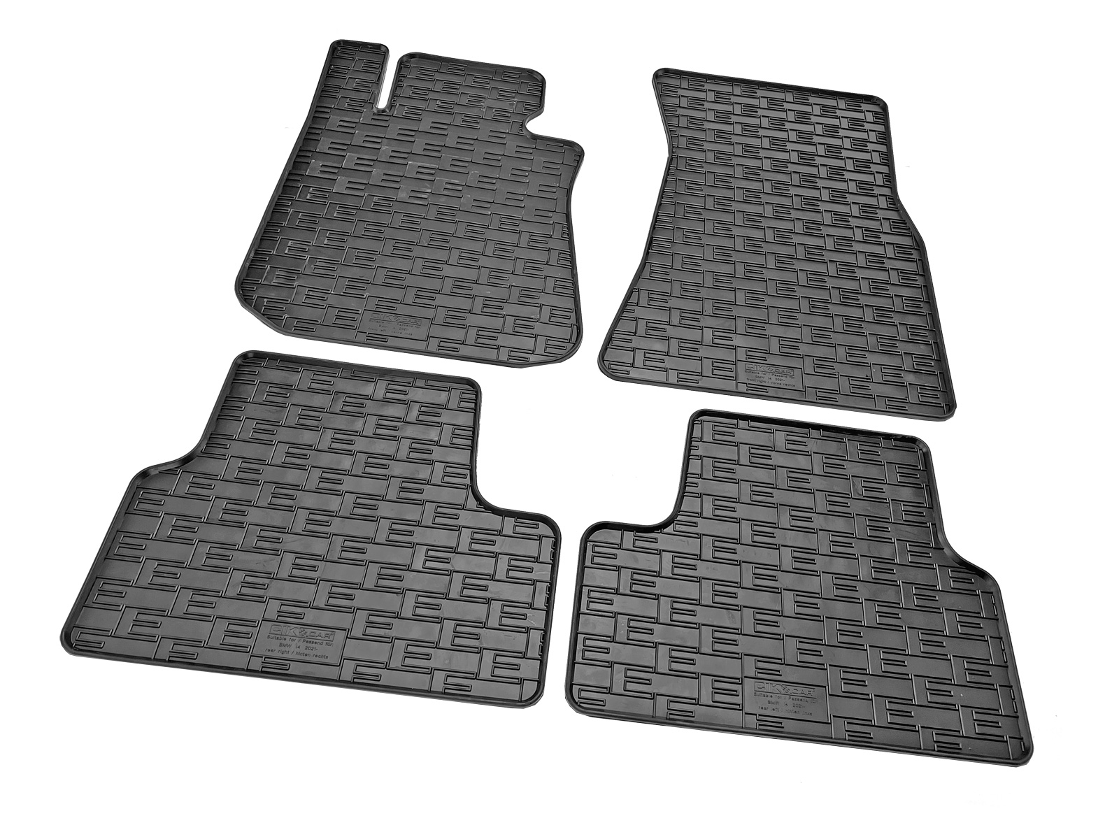 Set covorase auto din cauciuc Bmw I4 (G26 Bev) 2021- Electric, Negre