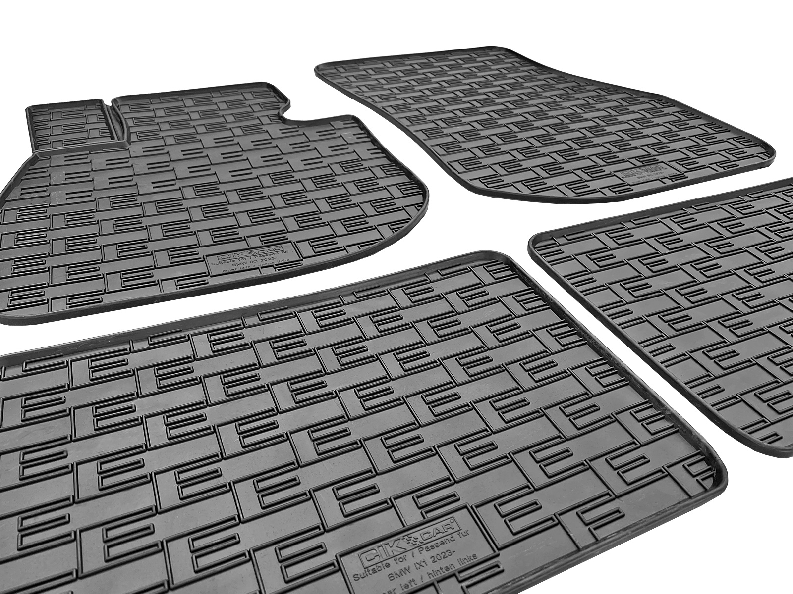 Set covorase auto din cauciuc Bmw IX1 Electric 2023-, Negre