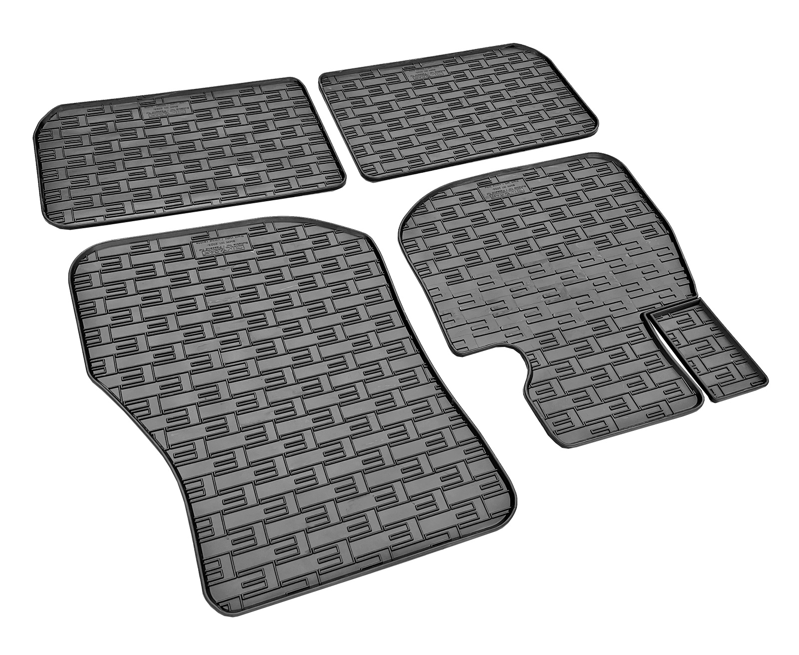 Set covorase auto din cauciuc Bmw IX1 Electric 2023-, Negre