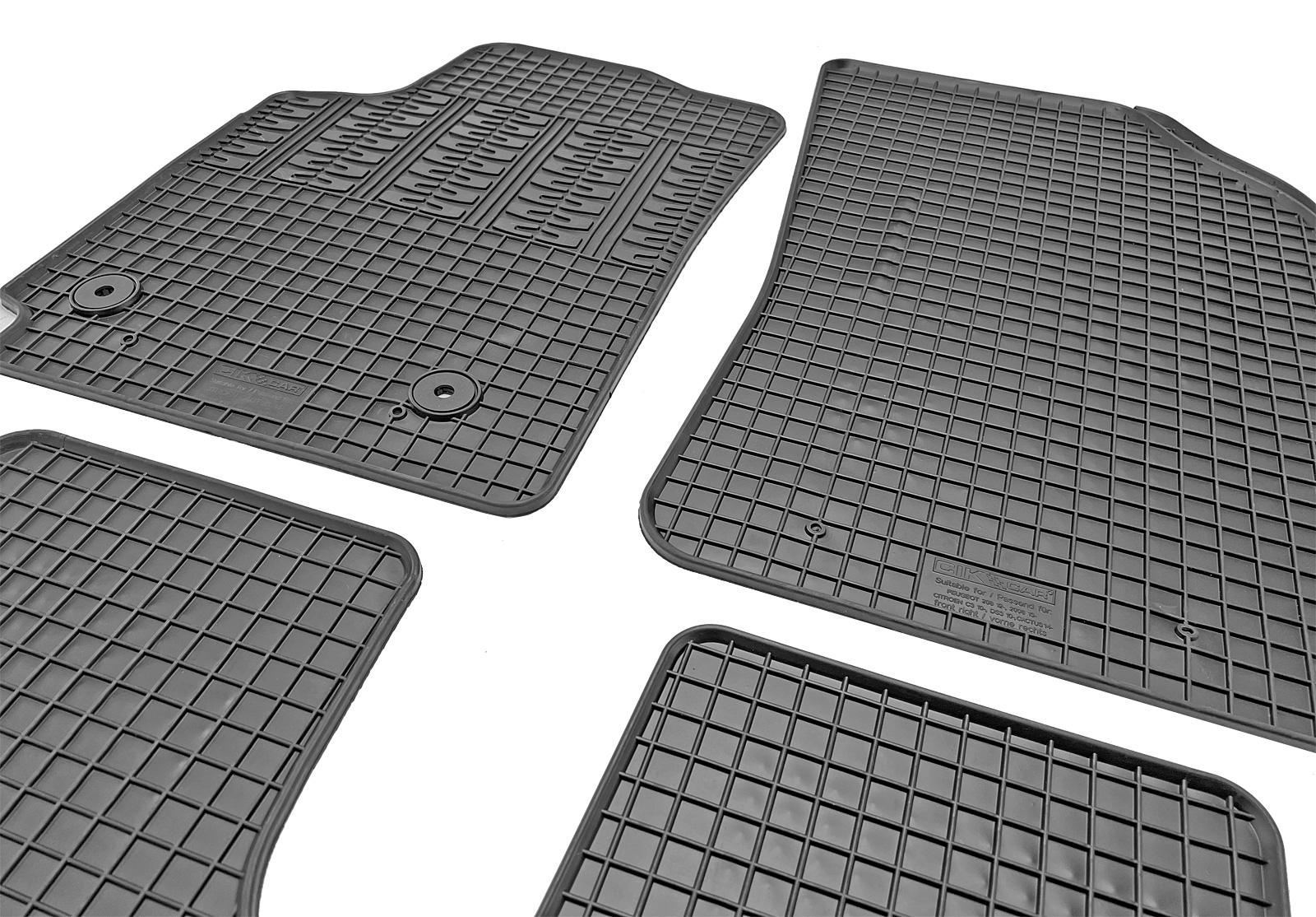 Set covorase auto din cauciuc Citroen C4 Cactus 2014-, Negre