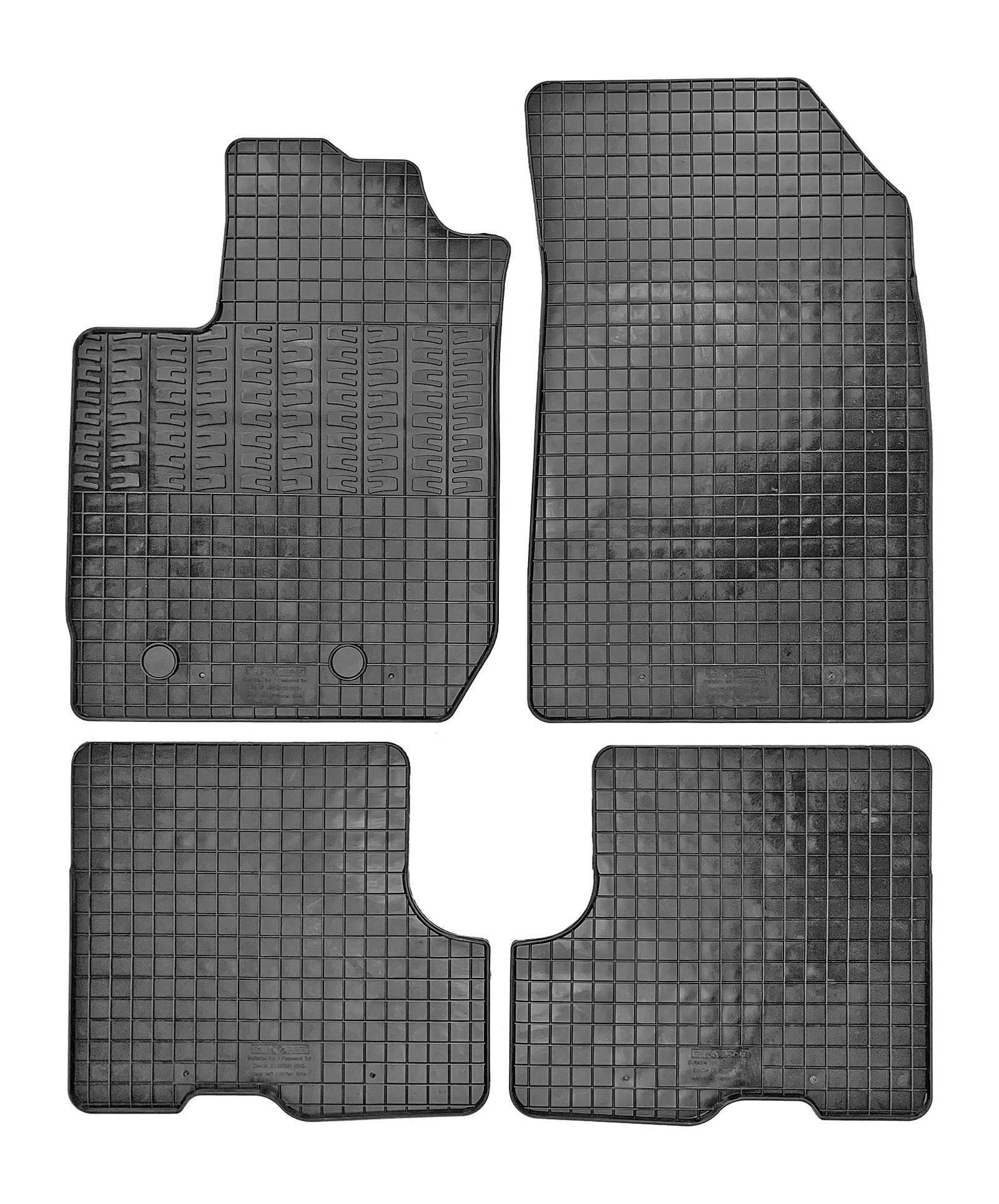 Set covorase auto din cauciuc Dacia Duster 2018-, Negre