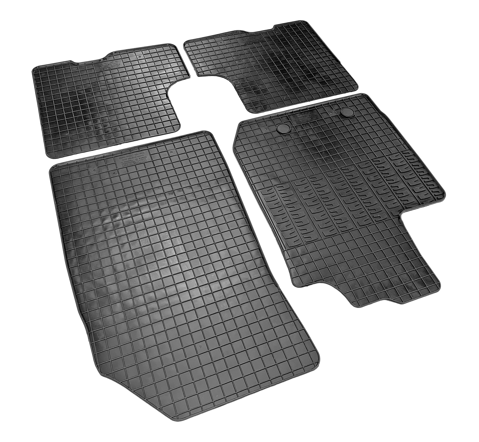 Set covorase auto din cauciuc Dacia Duster 2018-, Negre