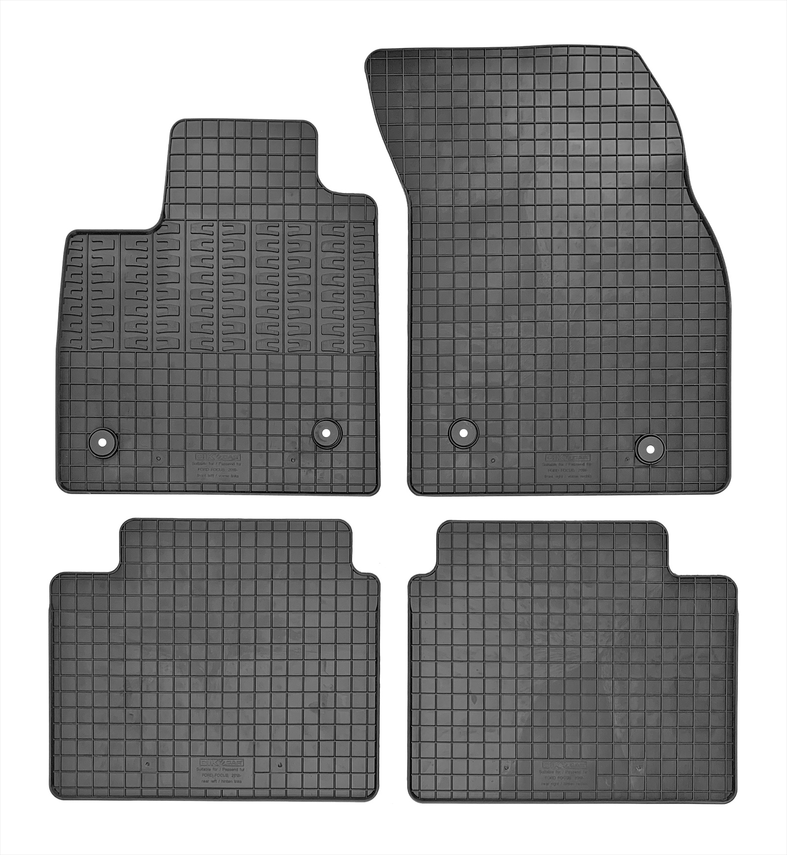 Set covorase auto din cauciuc Ford Focus 4 2018-, Negre
