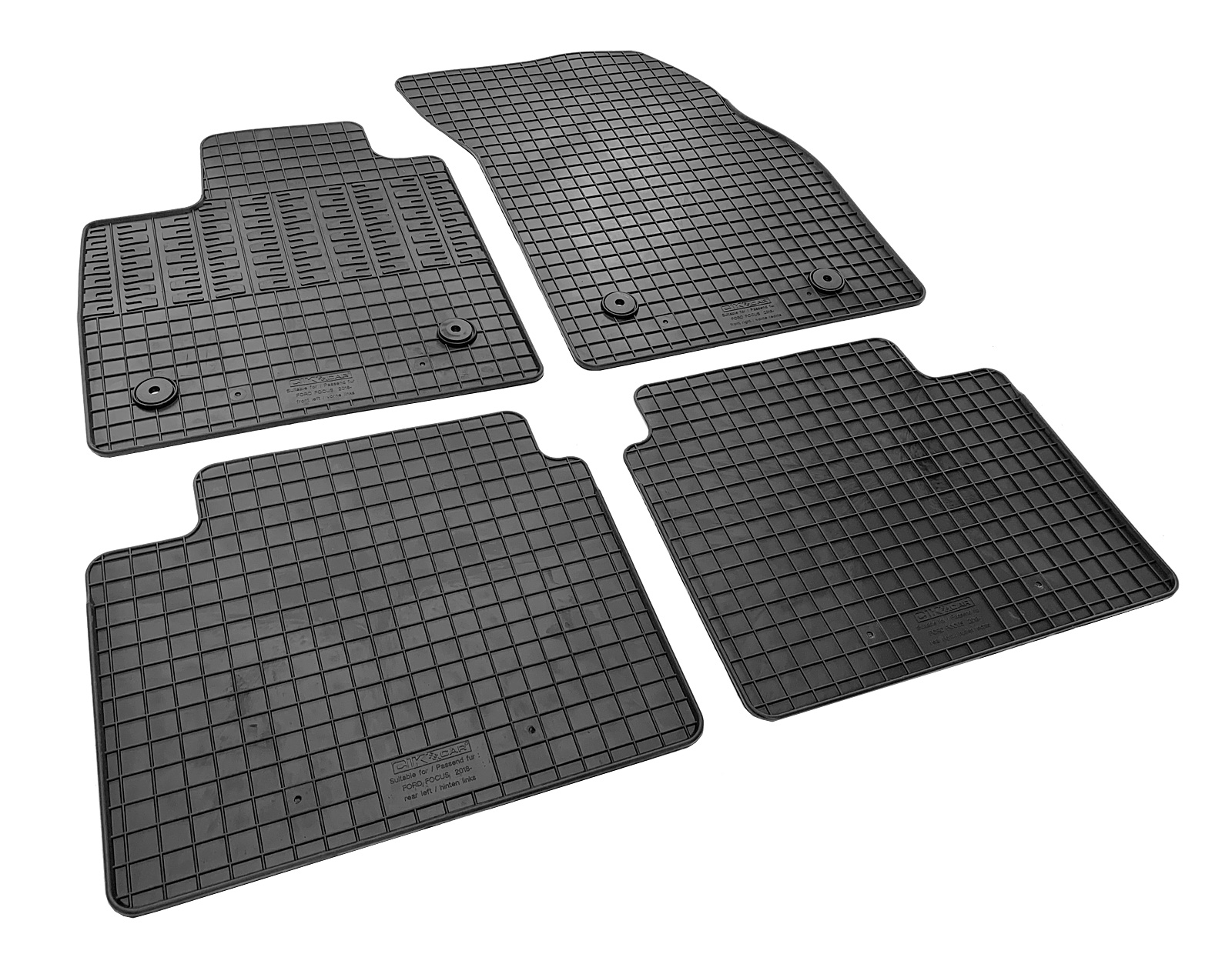 Set covorase auto din cauciuc Ford Focus 4 2018-, Negre