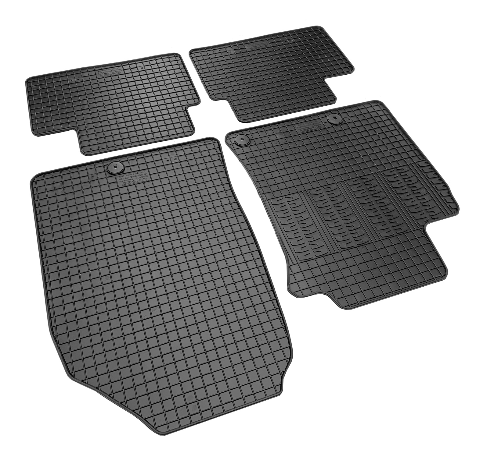 Set covorase auto din cauciuc Hyundai Ioniq (AE) 2016-2019, Negre