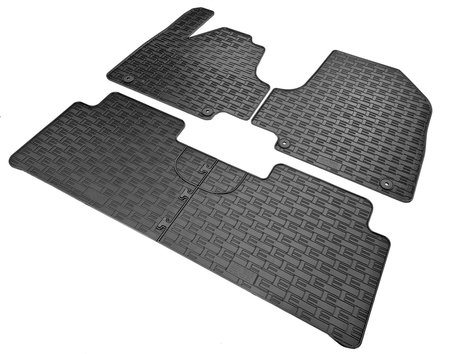 Set covorase auto din cauciuc Hyundai Ioniq 5 (NE) 2021-, Electric, Negre