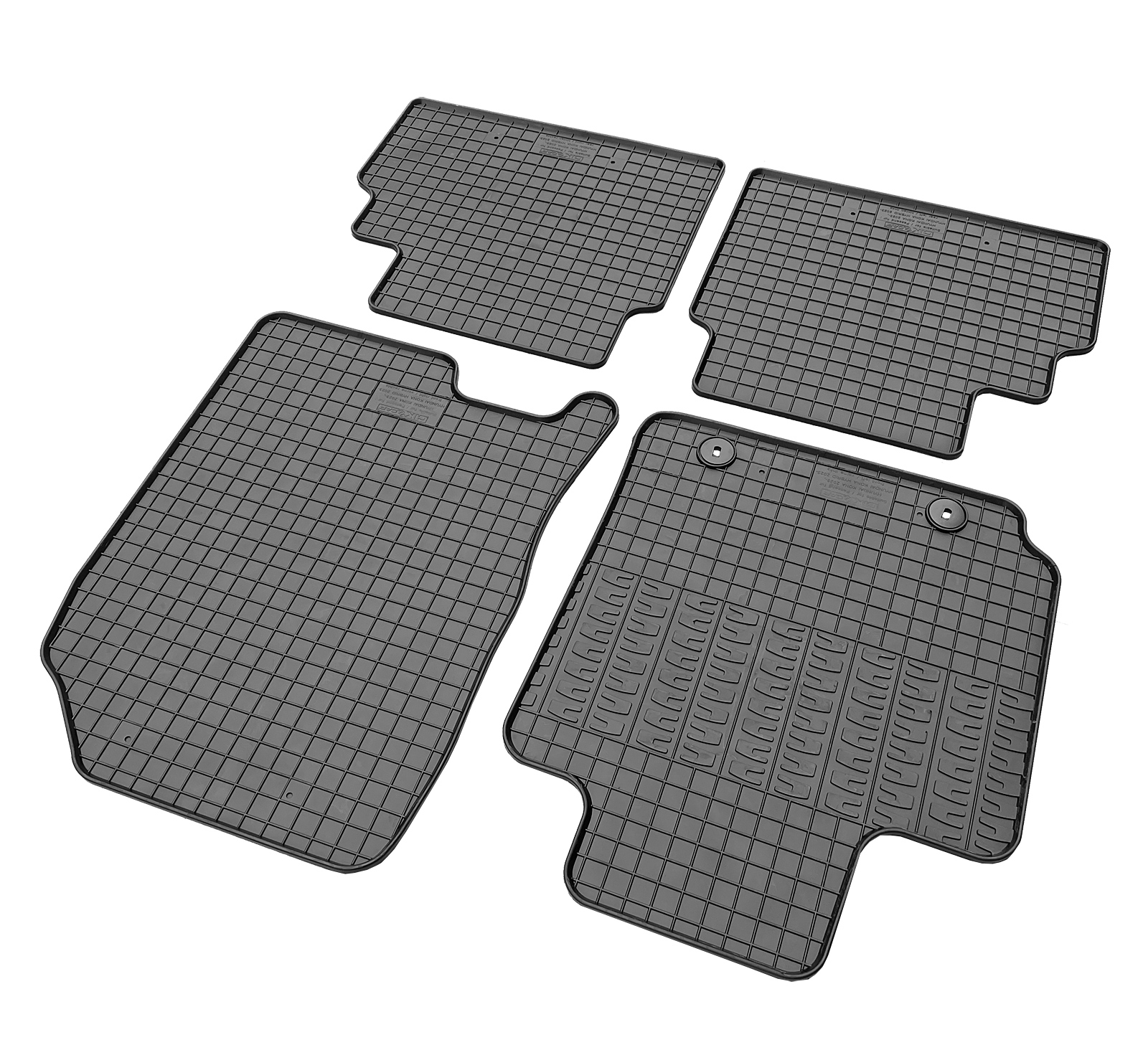 Set covorase auto din cauciuc Hyundai Kona 2 (SX2) 2023- Benzina; Hyundai Kona 2 (SX2) 2023-, Hybrid, Negre