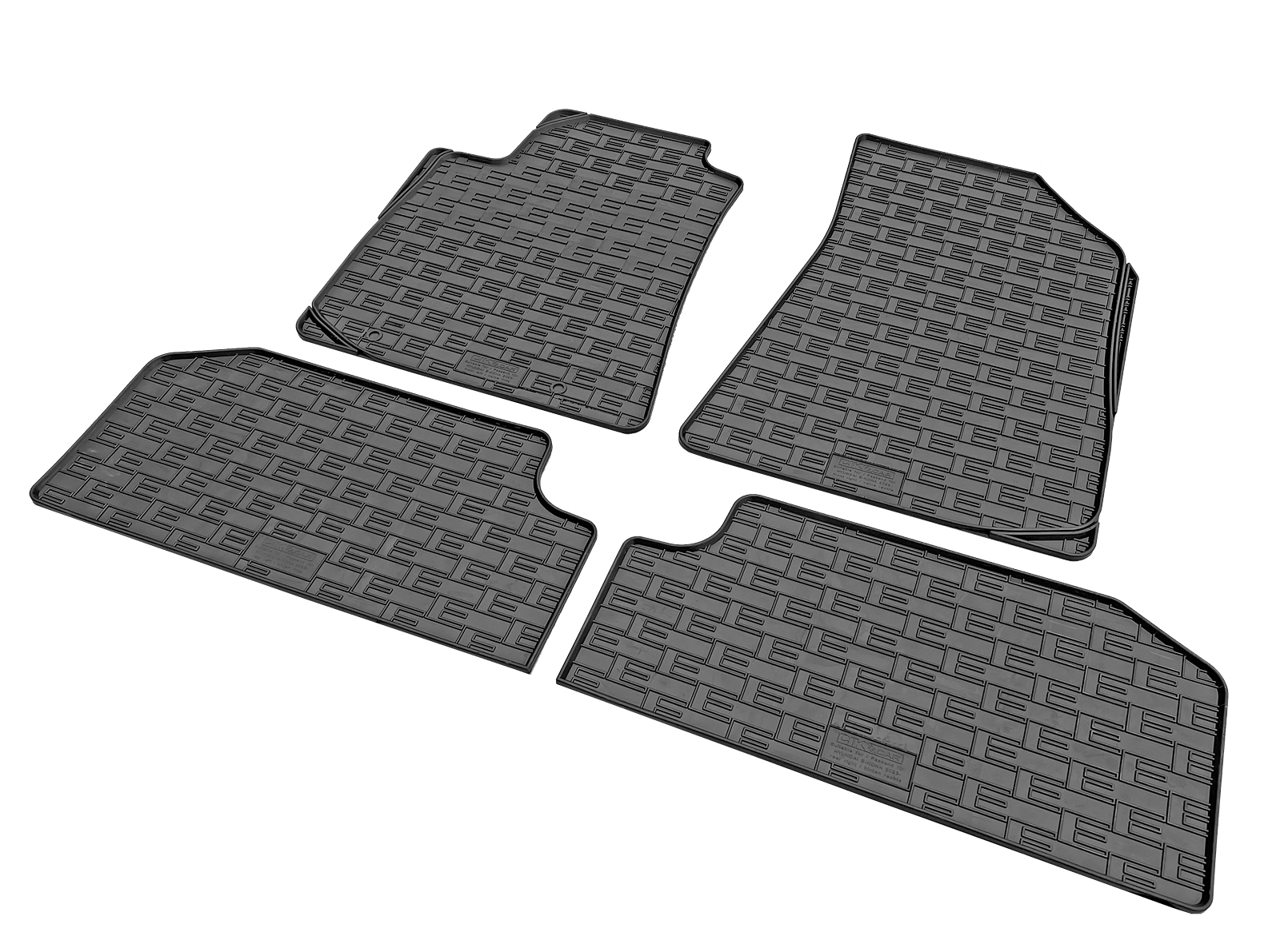 Set covorase auto din cauciuc Hyundai E-Kona 2 2023-, Negre