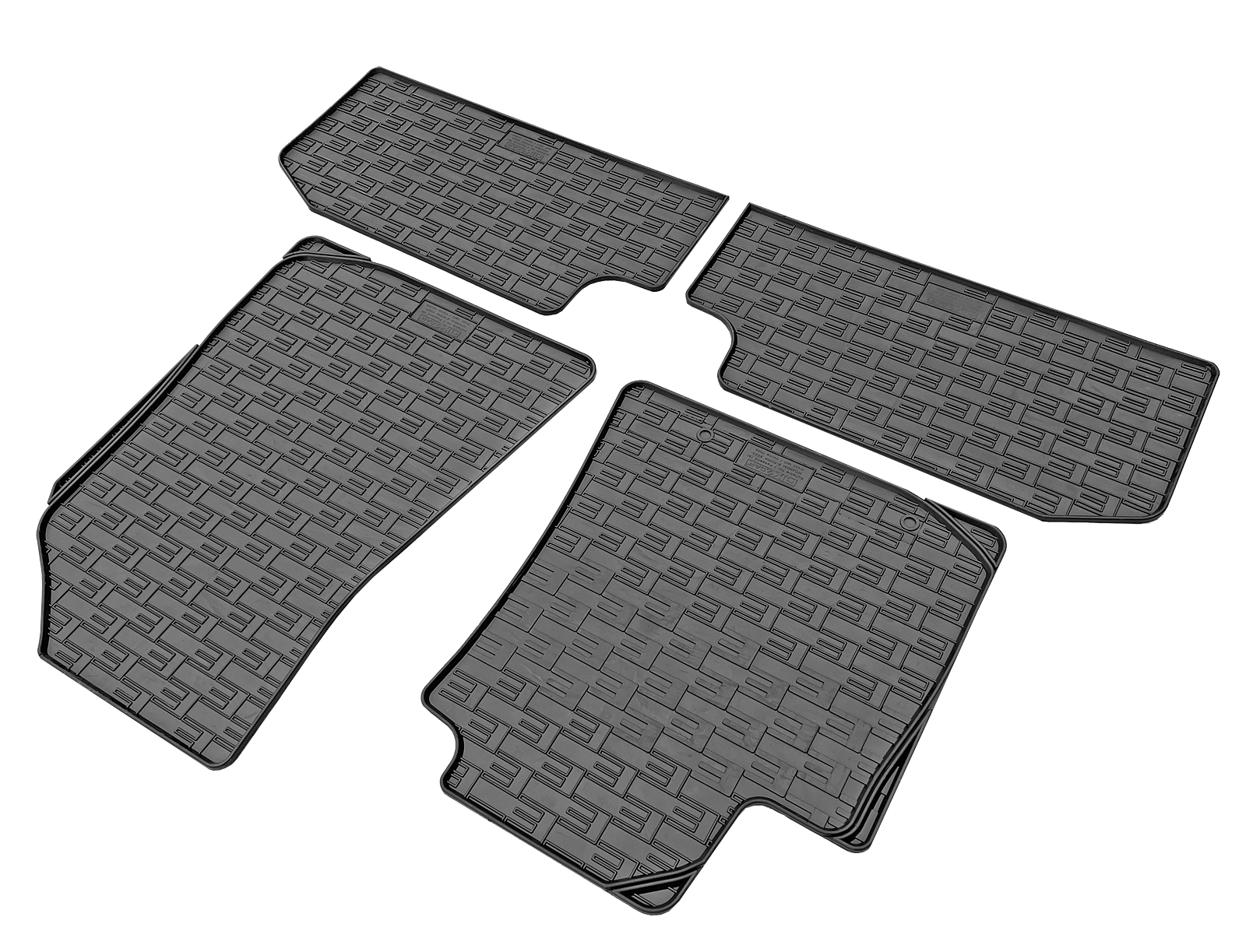 Set covorase auto din cauciuc Hyundai E-Kona 2 2023-, Negre