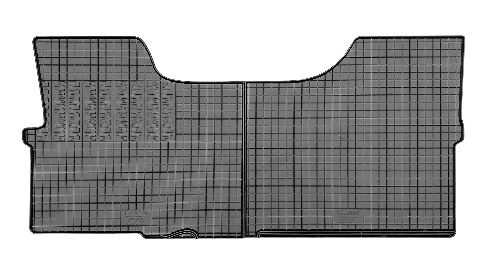 Set covorase auto din cauciuc Iveco Daily 2014-; 2022-, Negre
