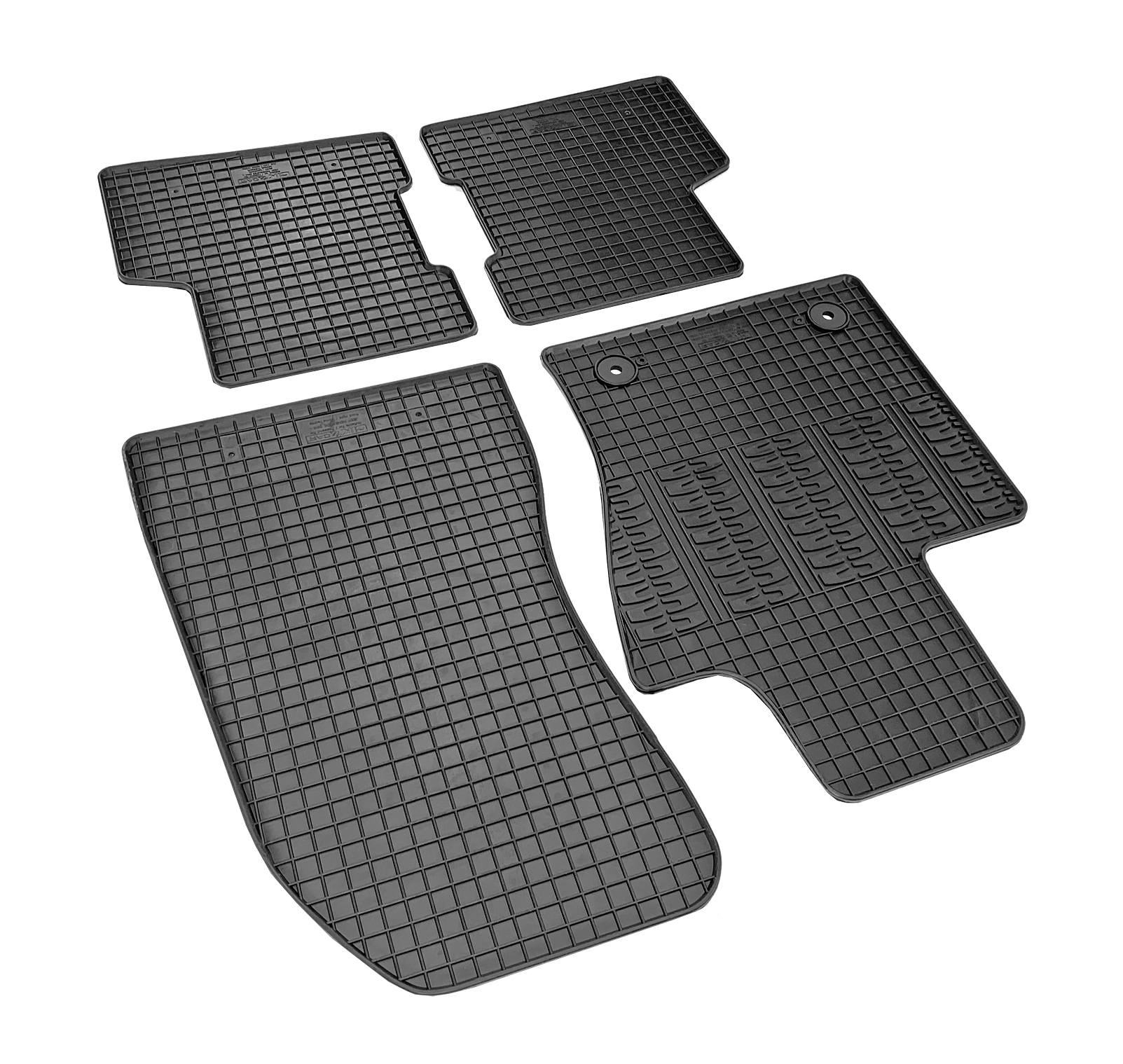 Set covorase auto din cauciuc Jeep Renegade (BU) 2018-, Negre