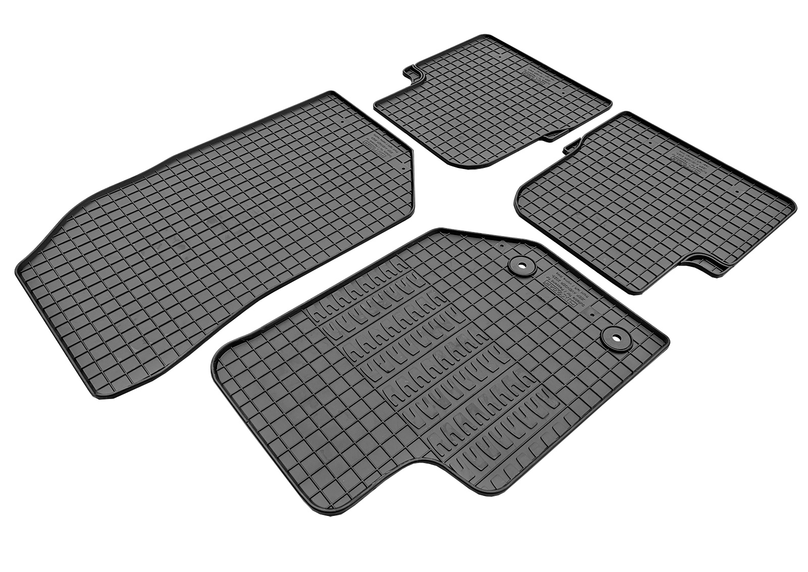 Set covorase auto din cauciuc Jeep Avenger 2023- ; Fiat 600 2023-, Benzina, Negre