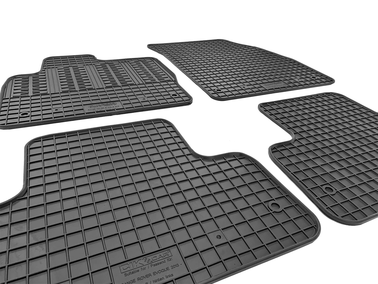 Set covorase auto din cauciuc Land Rover - Range Rover Evoque 2013-2019, Negre
