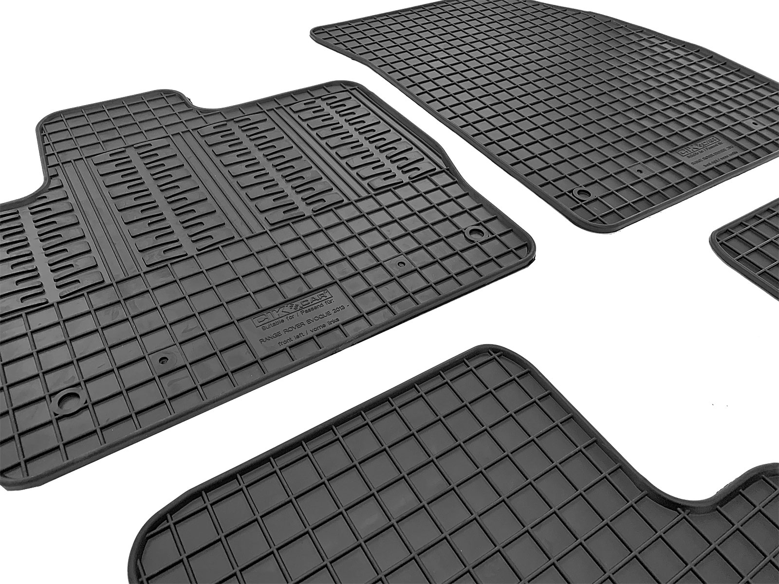 Set covorase auto din cauciuc Land Rover - Range Rover Evoque 2013-2019, Negre
