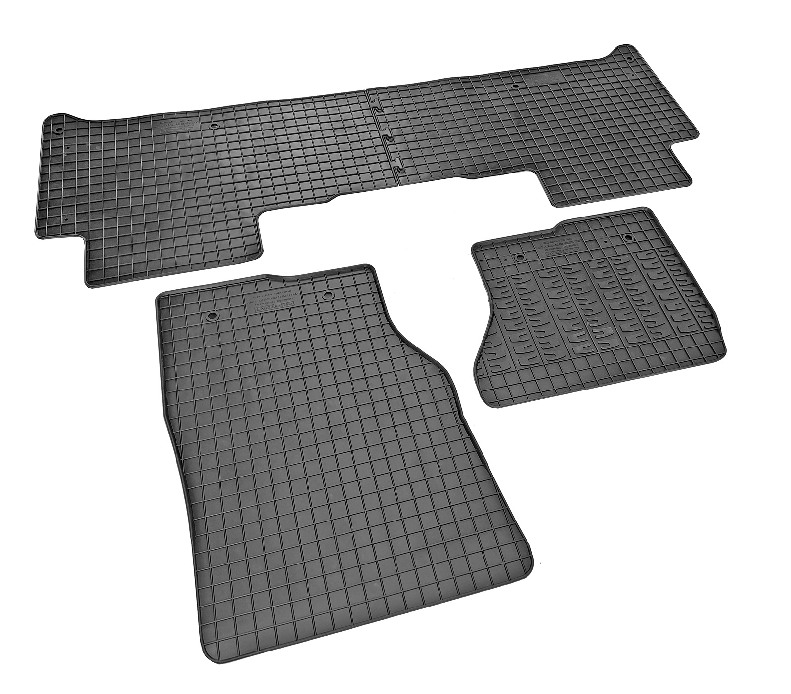 Set covorase auto din cauciuc Land Rover Discovery 5 (L462) 2017-, Negre