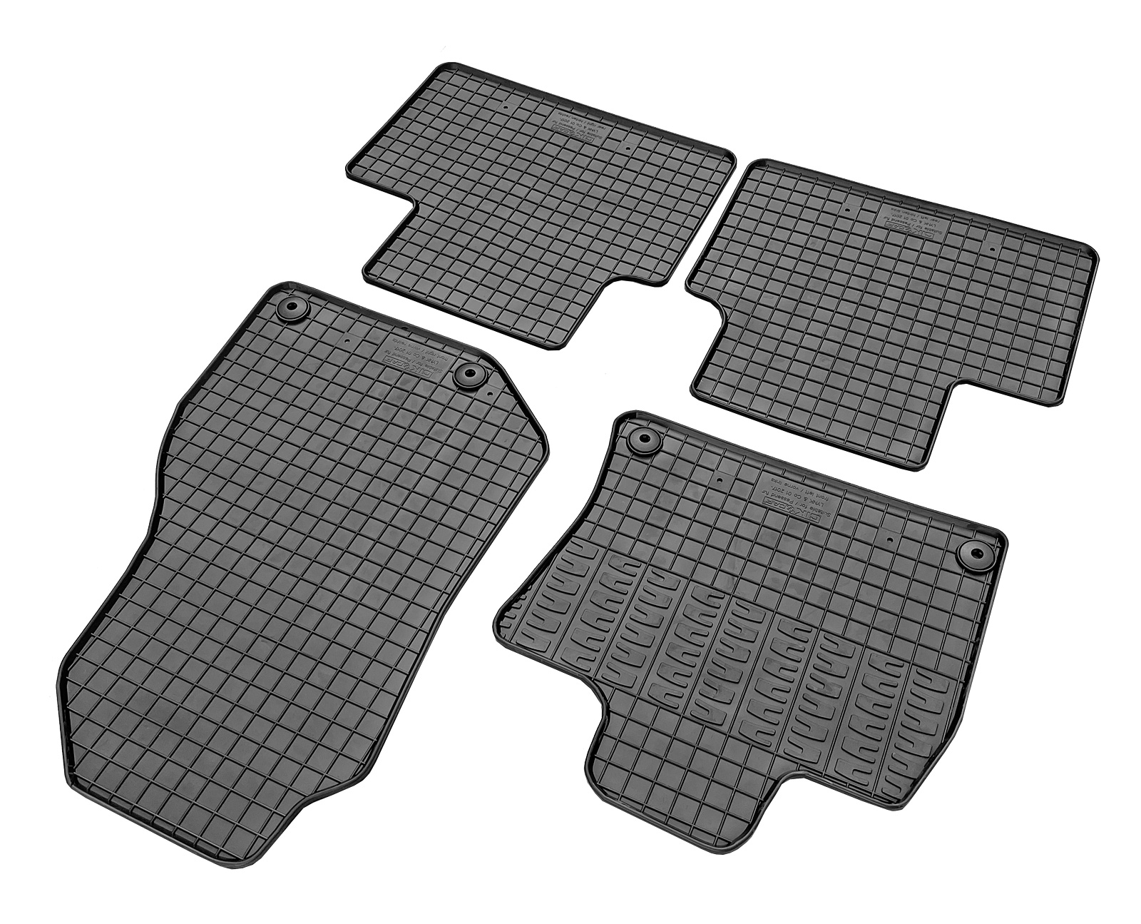Set covorase auto din cauciuc Lynk & CO 01 2021-, Negre