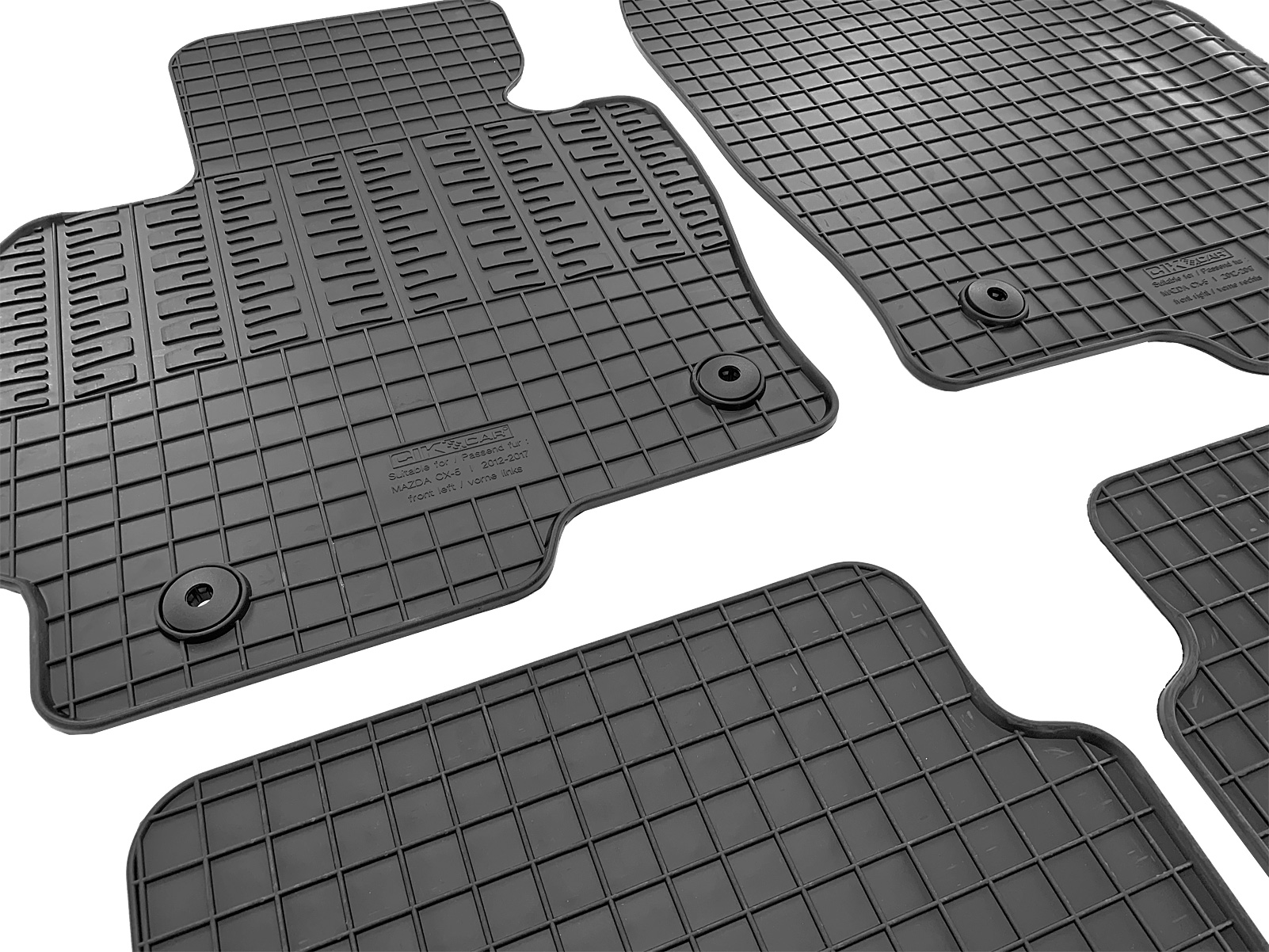 Set covorase auto din cauciuc Mazda CX5 (KE) 2012-2017, Negre