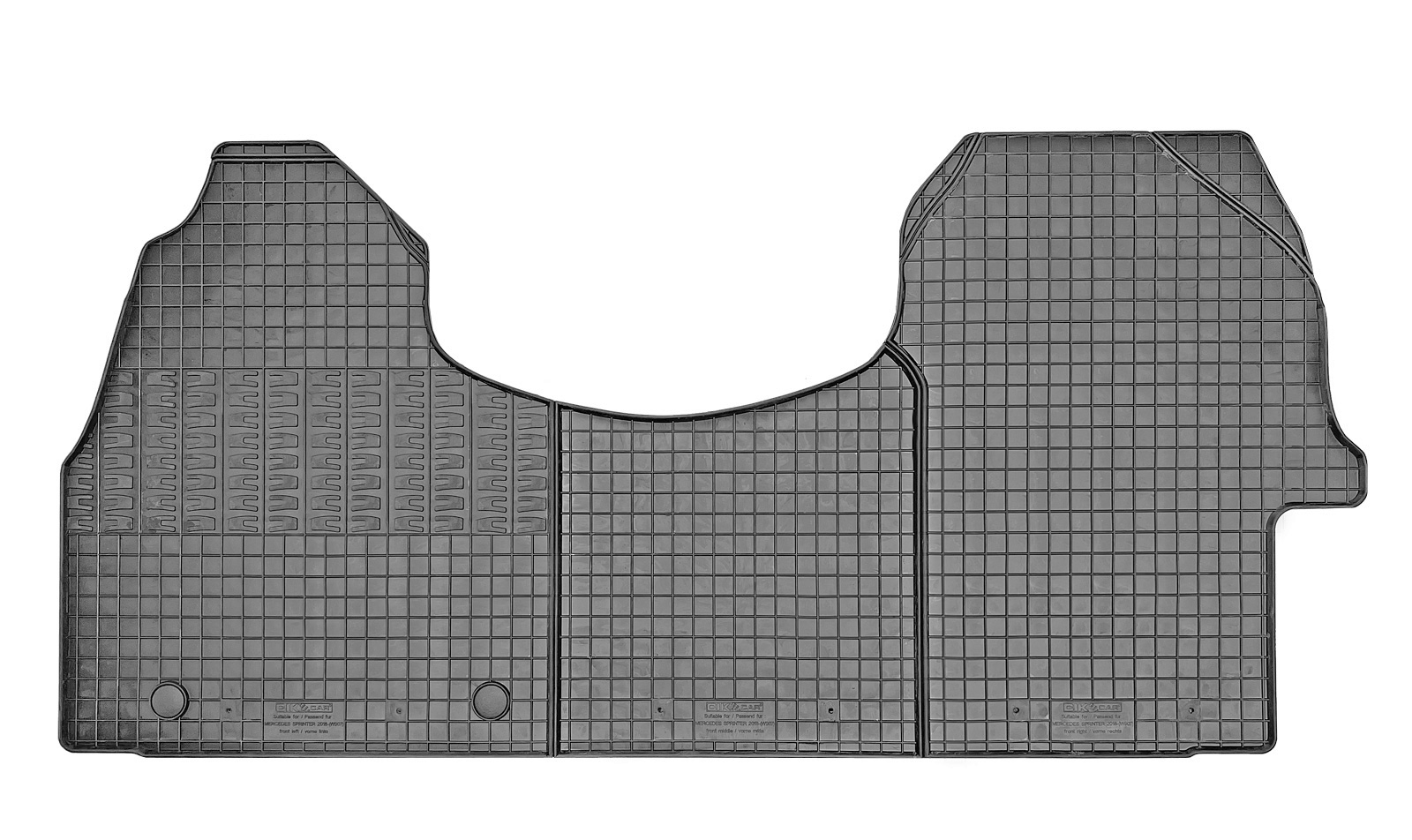 Set covorase auto din cauciuc Mercedes Sprinter 2018- (B907) (RWD - tractiune spate), Negre