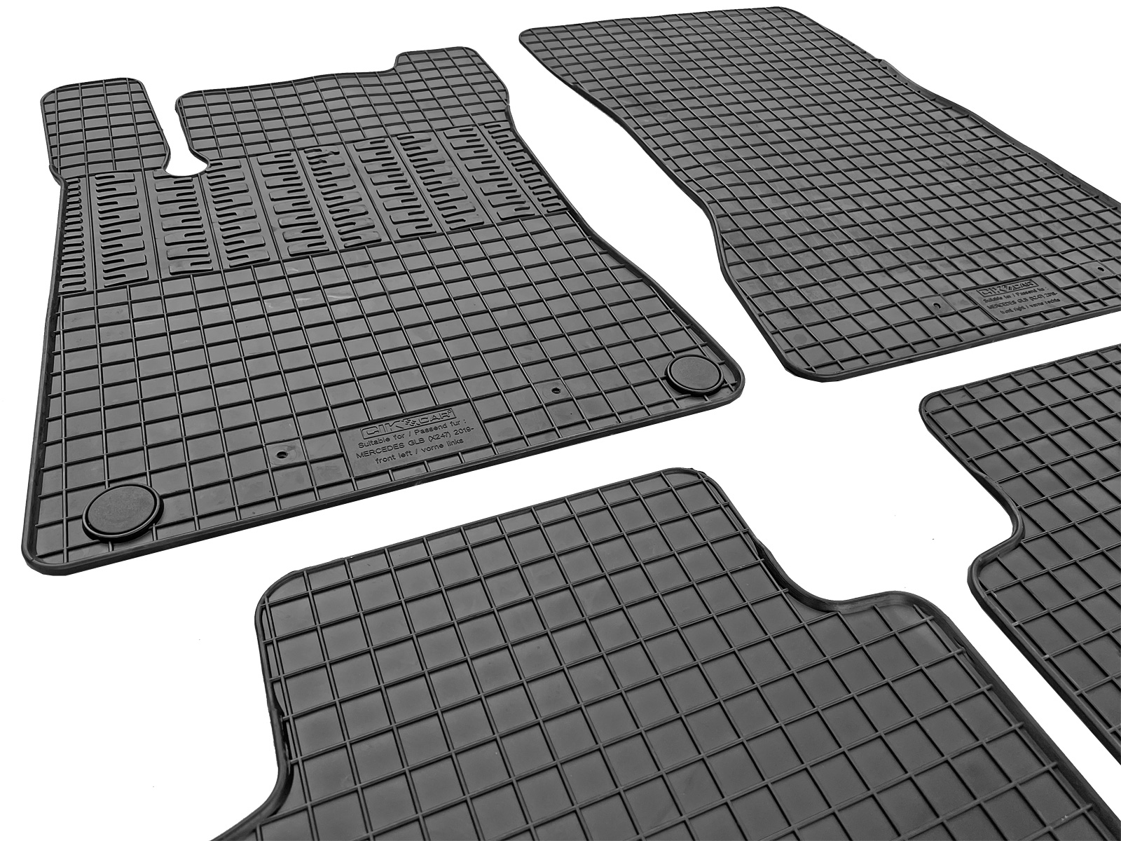 Set covorase auto din cauciuc Mercedes Clasa GLB (X247) 2019-, SUV,, Negre